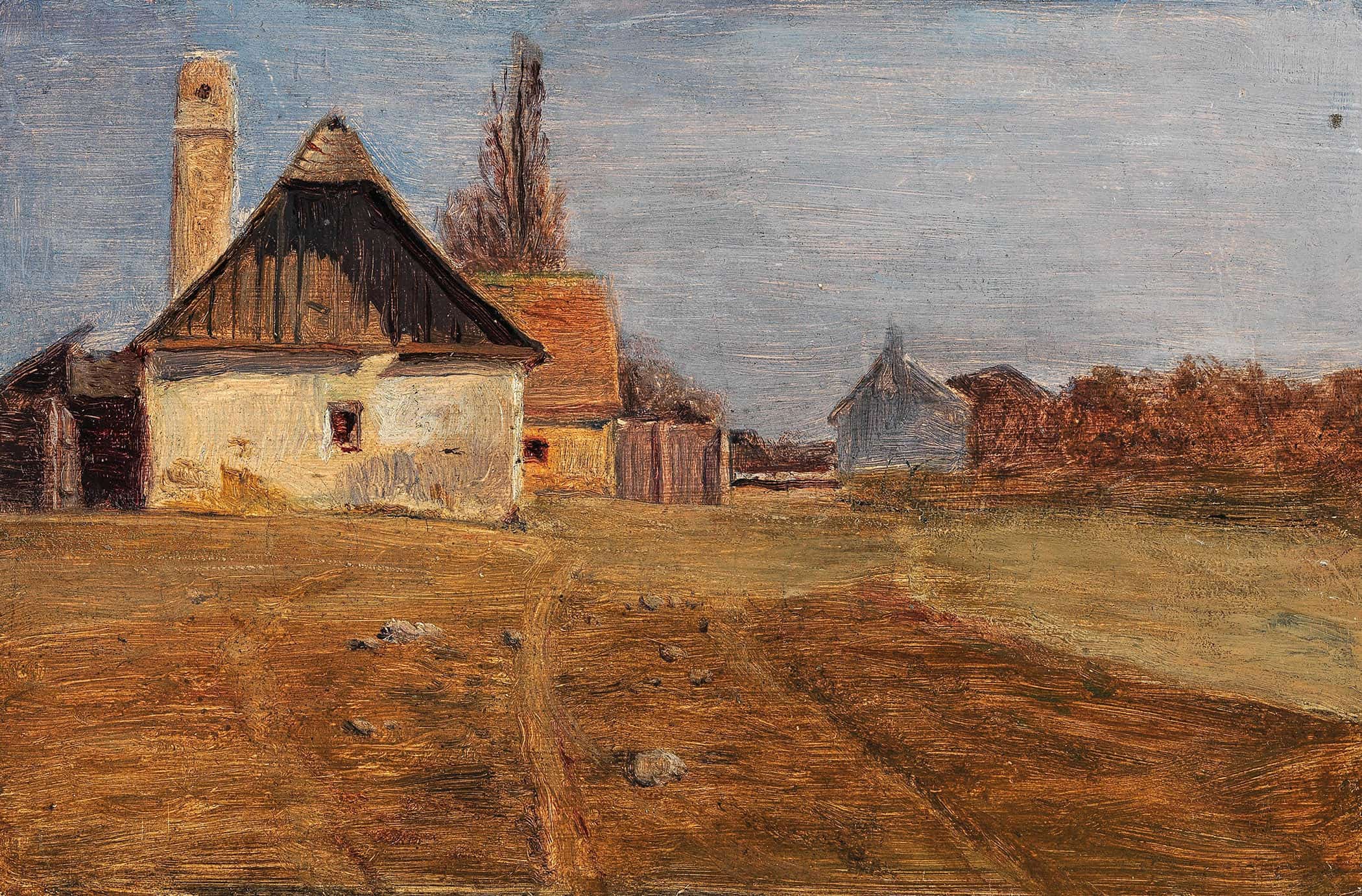 A Scene In Mannsworth On The Danube by Tina Blau - Image 2