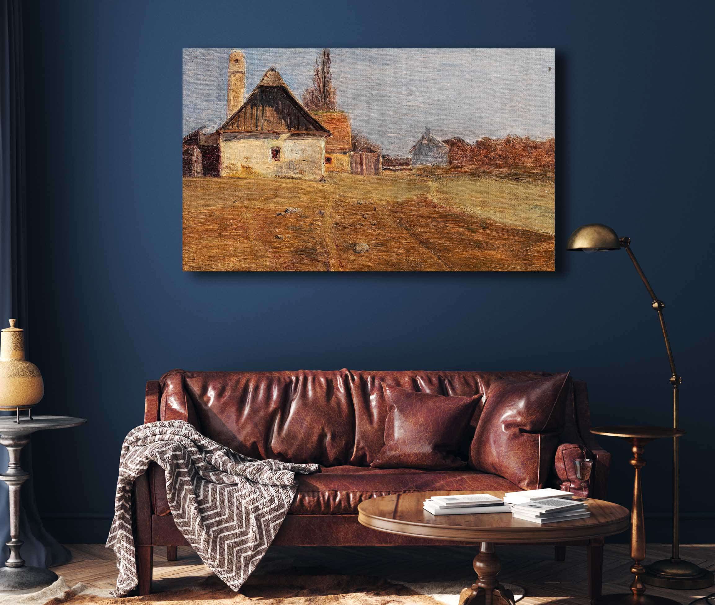 A Scene In Mannsworth On The Danube by Tina Blau - Image 4