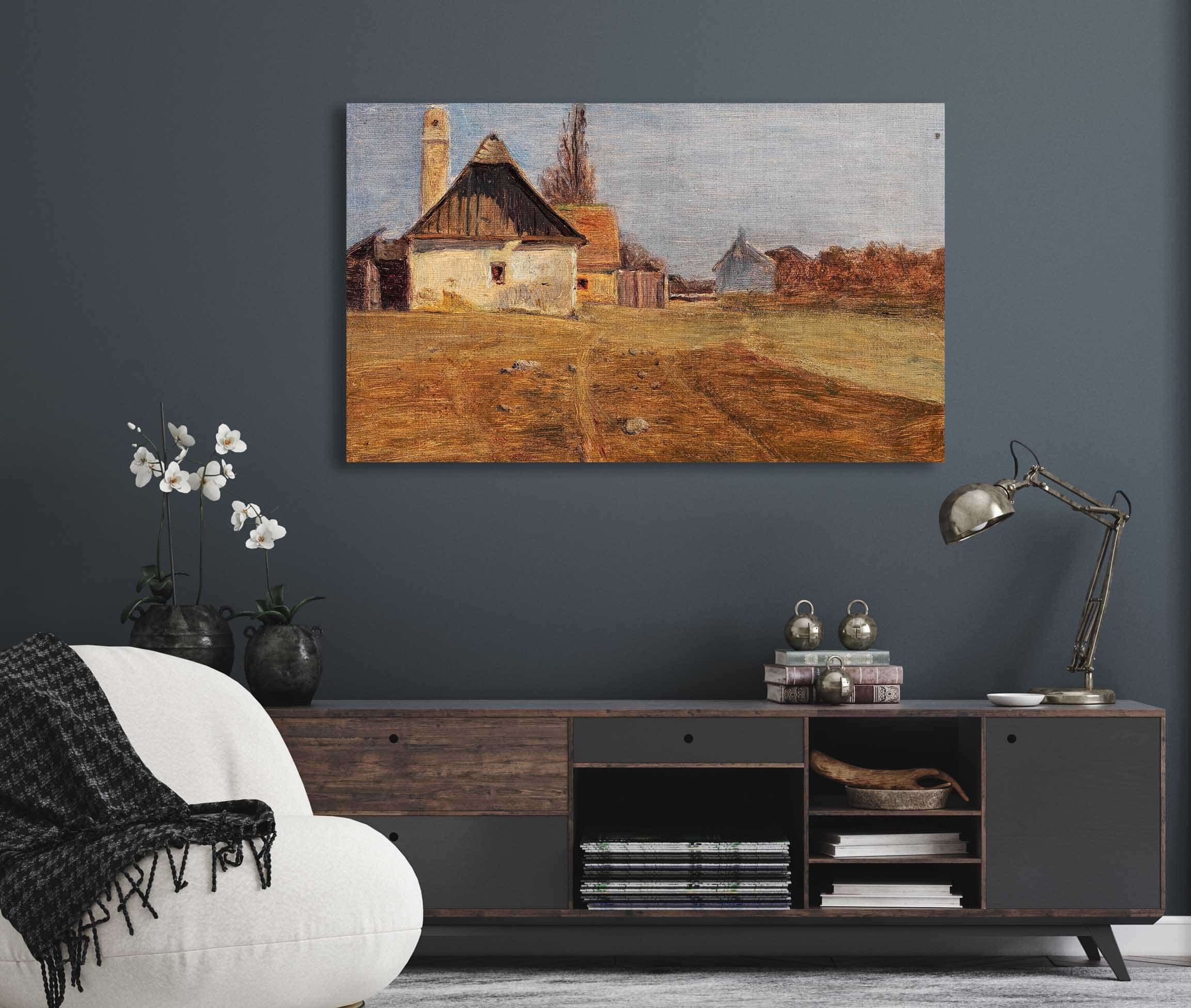 A Scene In Mannsworth On The Danube by Tina Blau - Image 5