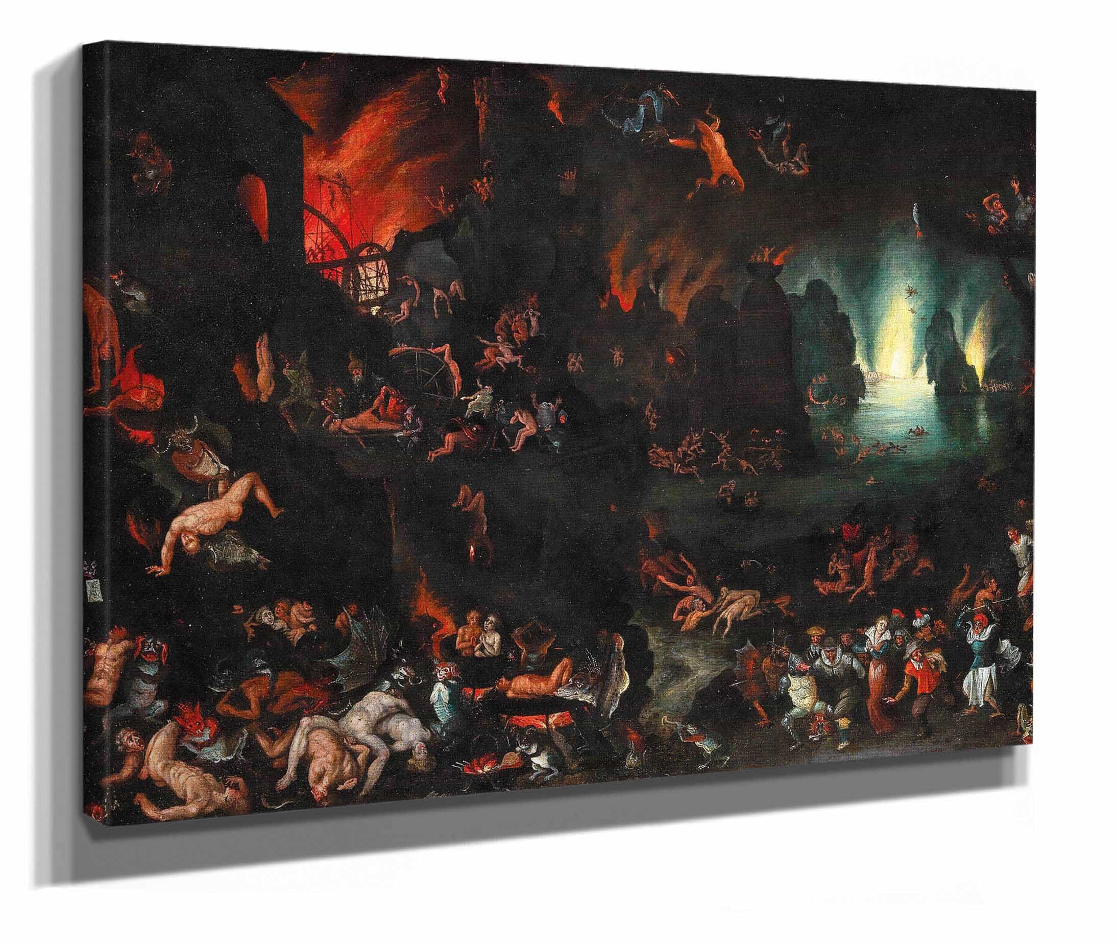 A Scene Of Hell by Jan Brueghel The Elder - Image 2