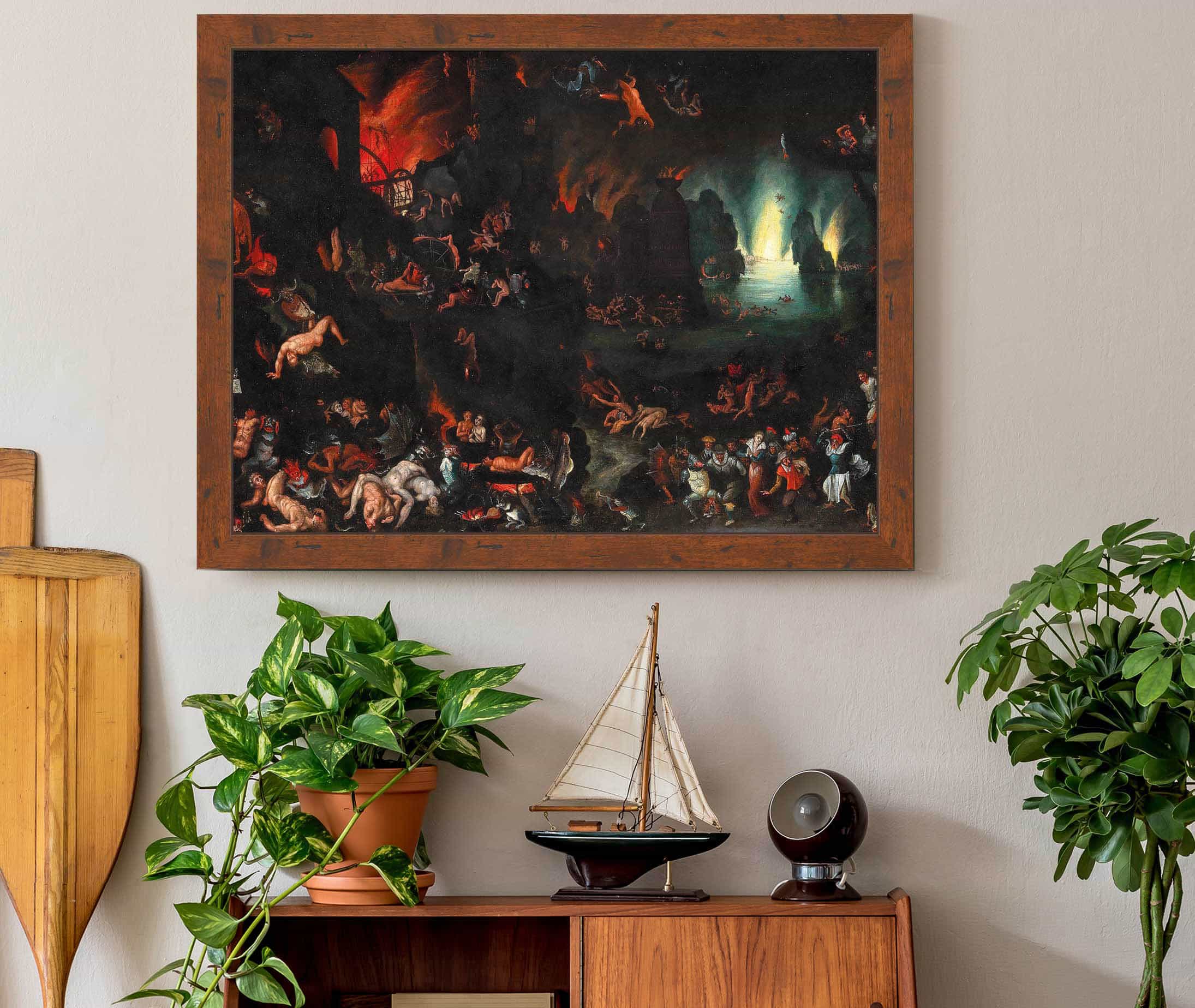 A Scene Of Hell by Jan Brueghel The Elder - Image 3