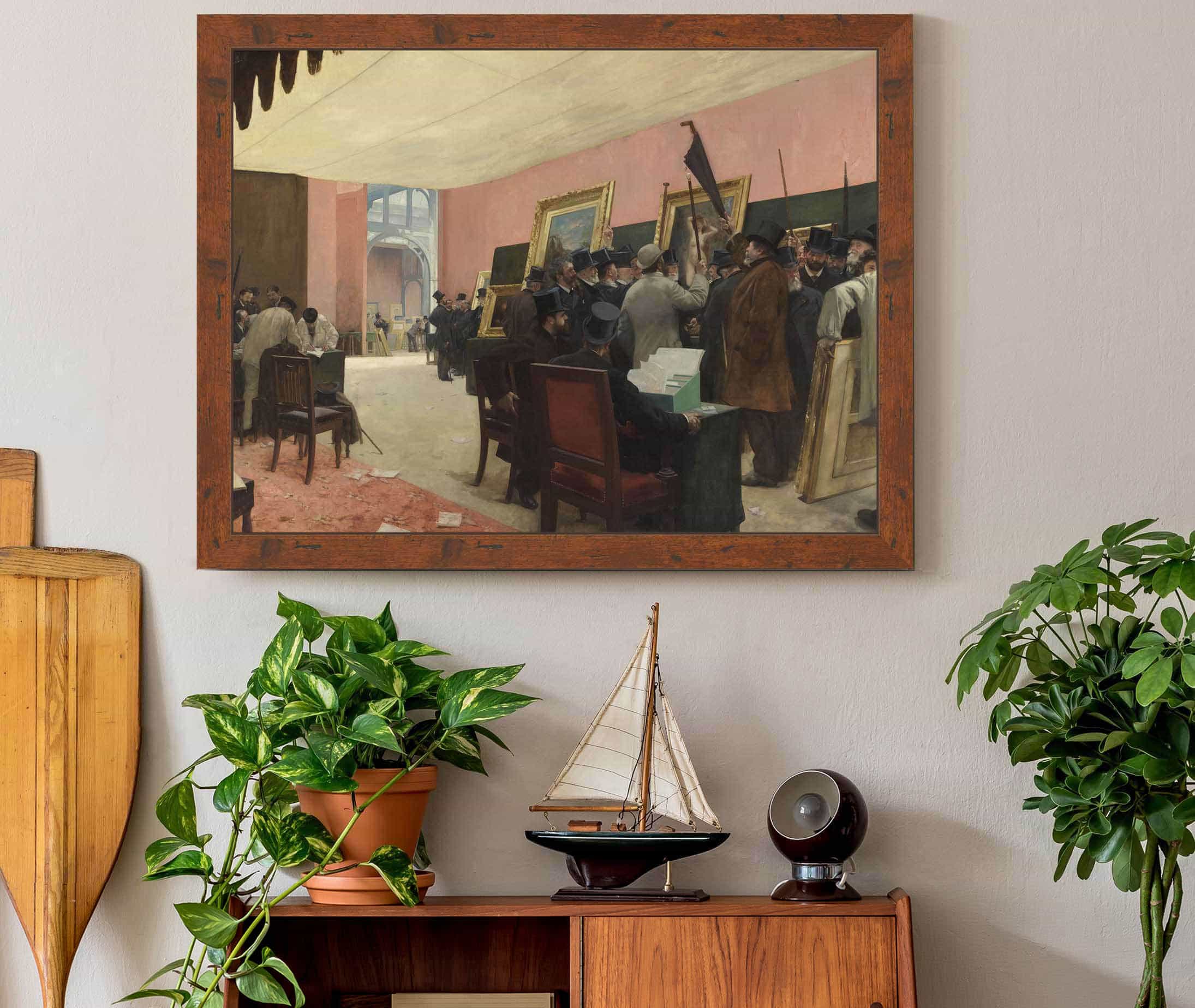 A Session Of The Painting Jury by Henri Gervex - Image 3