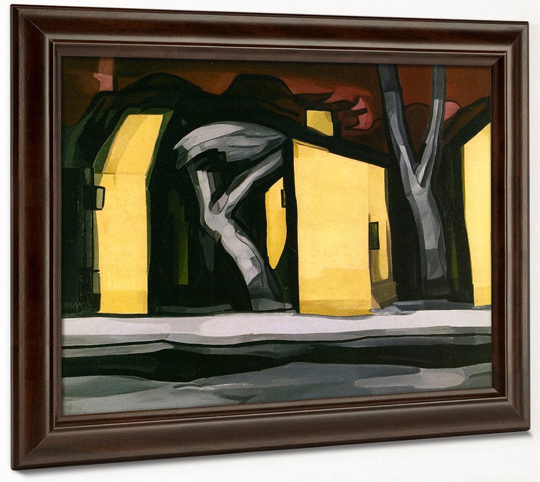 A Situation In Yellow By Oscar Bluemner - Image 6