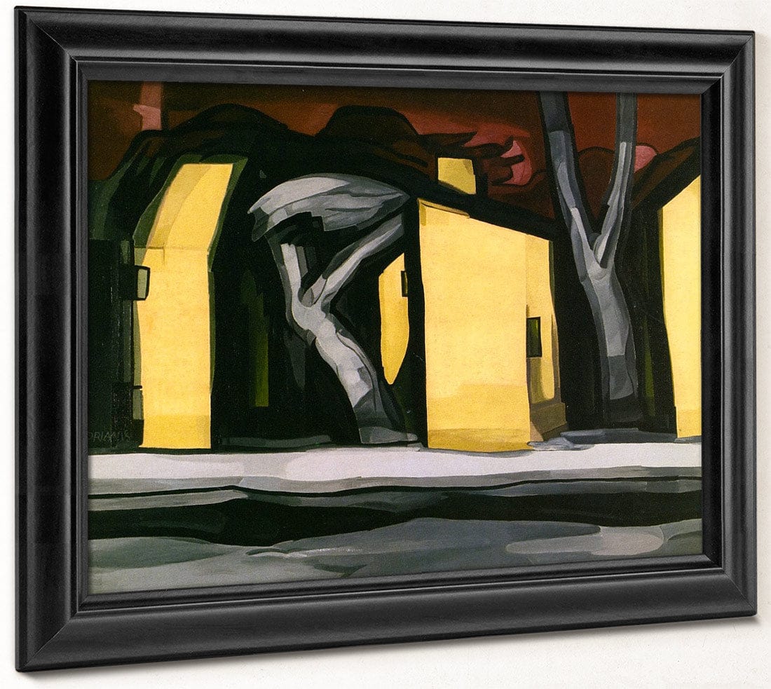 A Situation In Yellow By Oscar Bluemner - Image 8