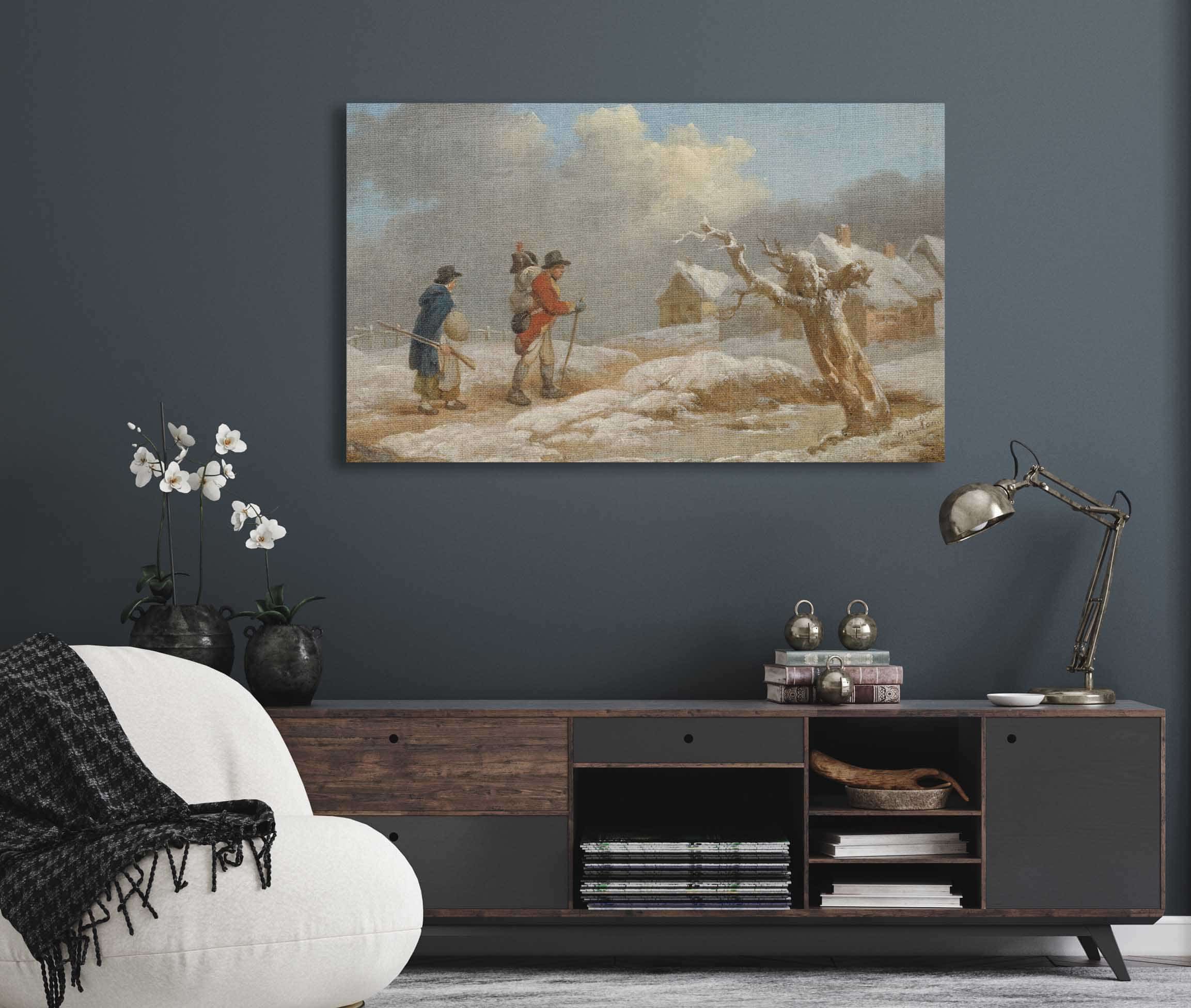 A Soldiers Return by George Morland - Image 5