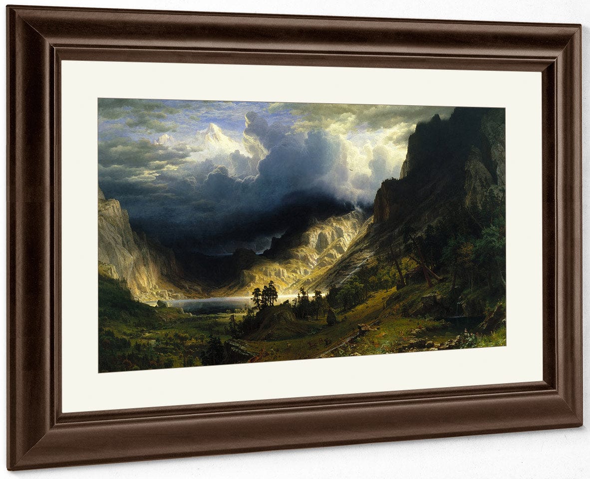 A Storm In The Rocky Mountains Mt Rosalie 1866 By Albert Bierstadt - Image 5
