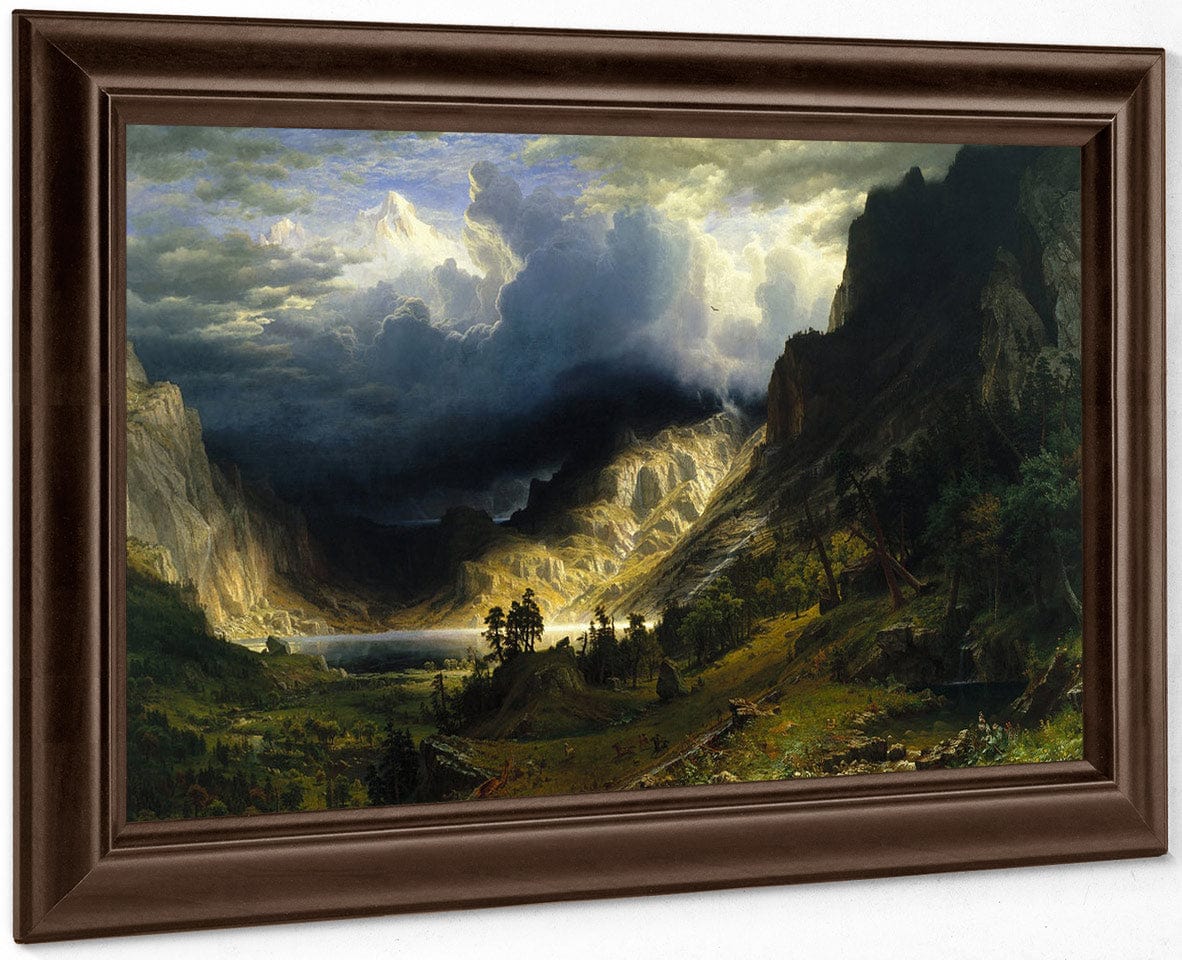 A Storm In The Rocky Mountains Mt Rosalie 1866 By Albert Bierstadt - Image 6