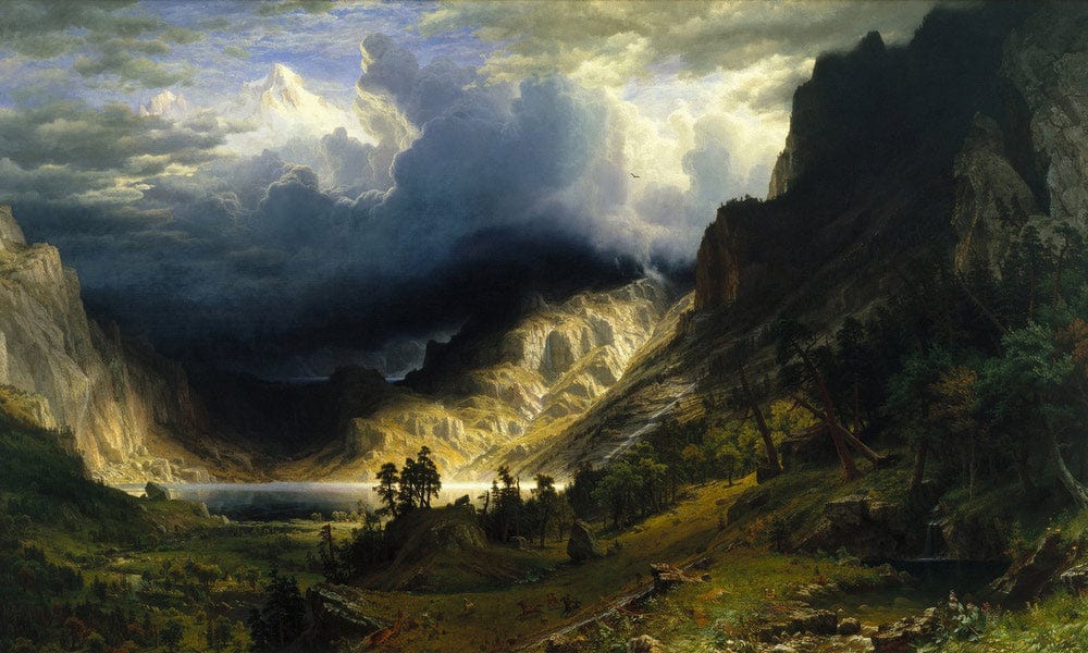 A Storm In The Rocky Mountains Mt Rosalie 1866 By Albert Bierstadt - Image 7