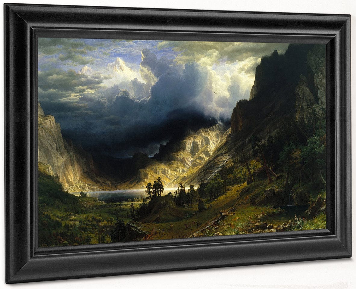 A Storm In The Rocky Mountains Mt Rosalie 1866 By Albert Bierstadt - Image 8