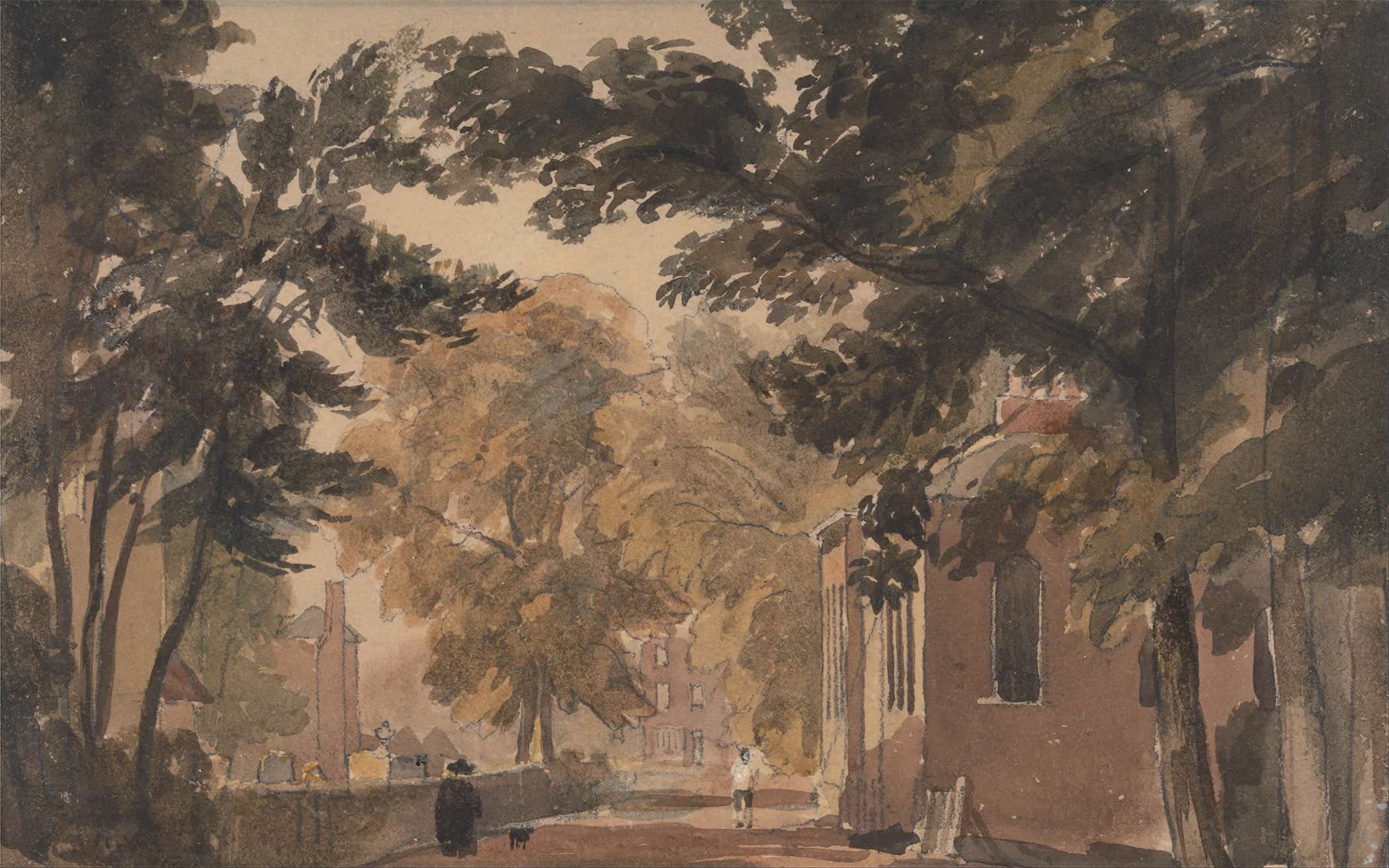A Street In Harborne by David Cox - Image 2