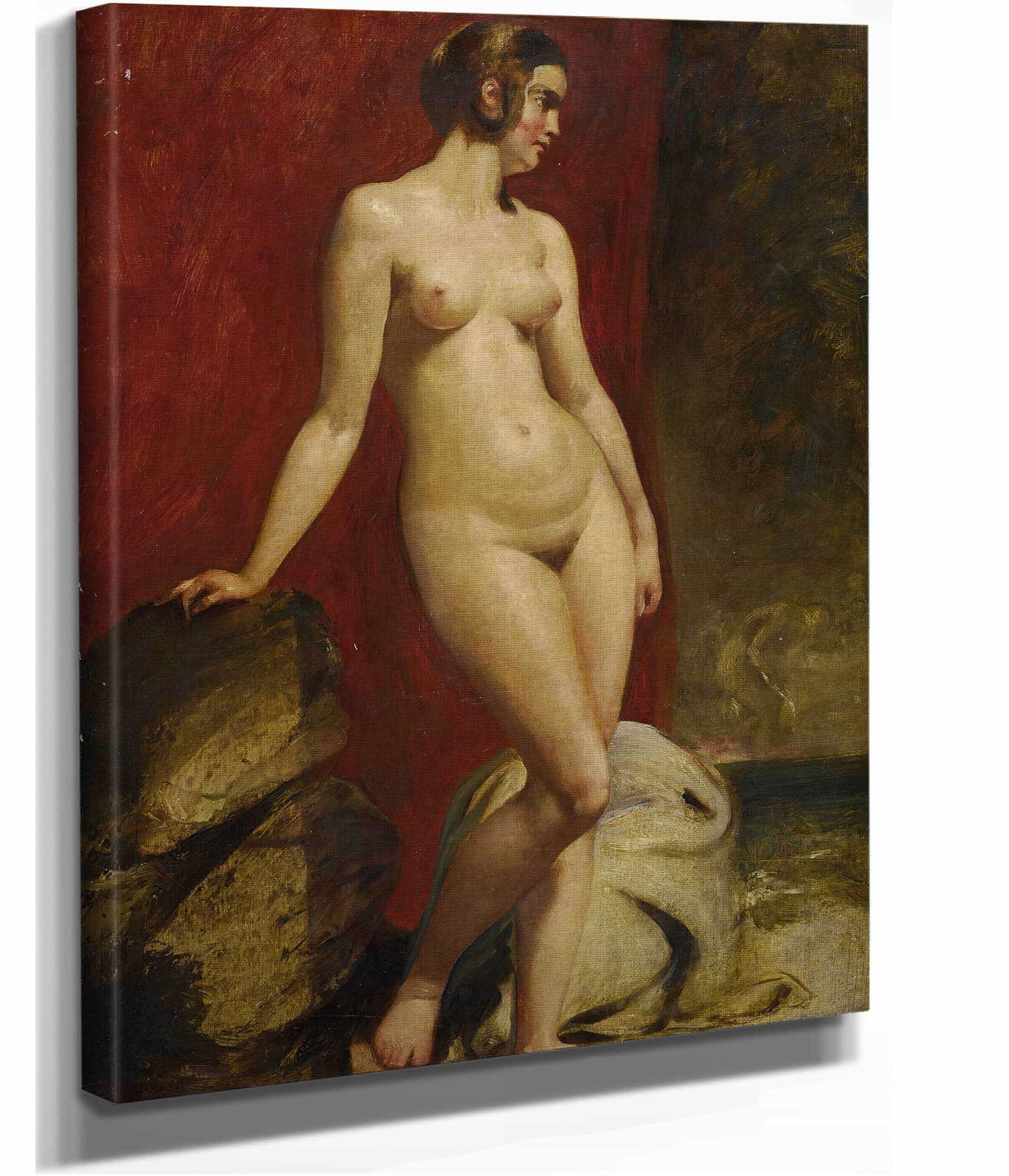 A Study Of A Standing Female Nude by William Etty - Image 2