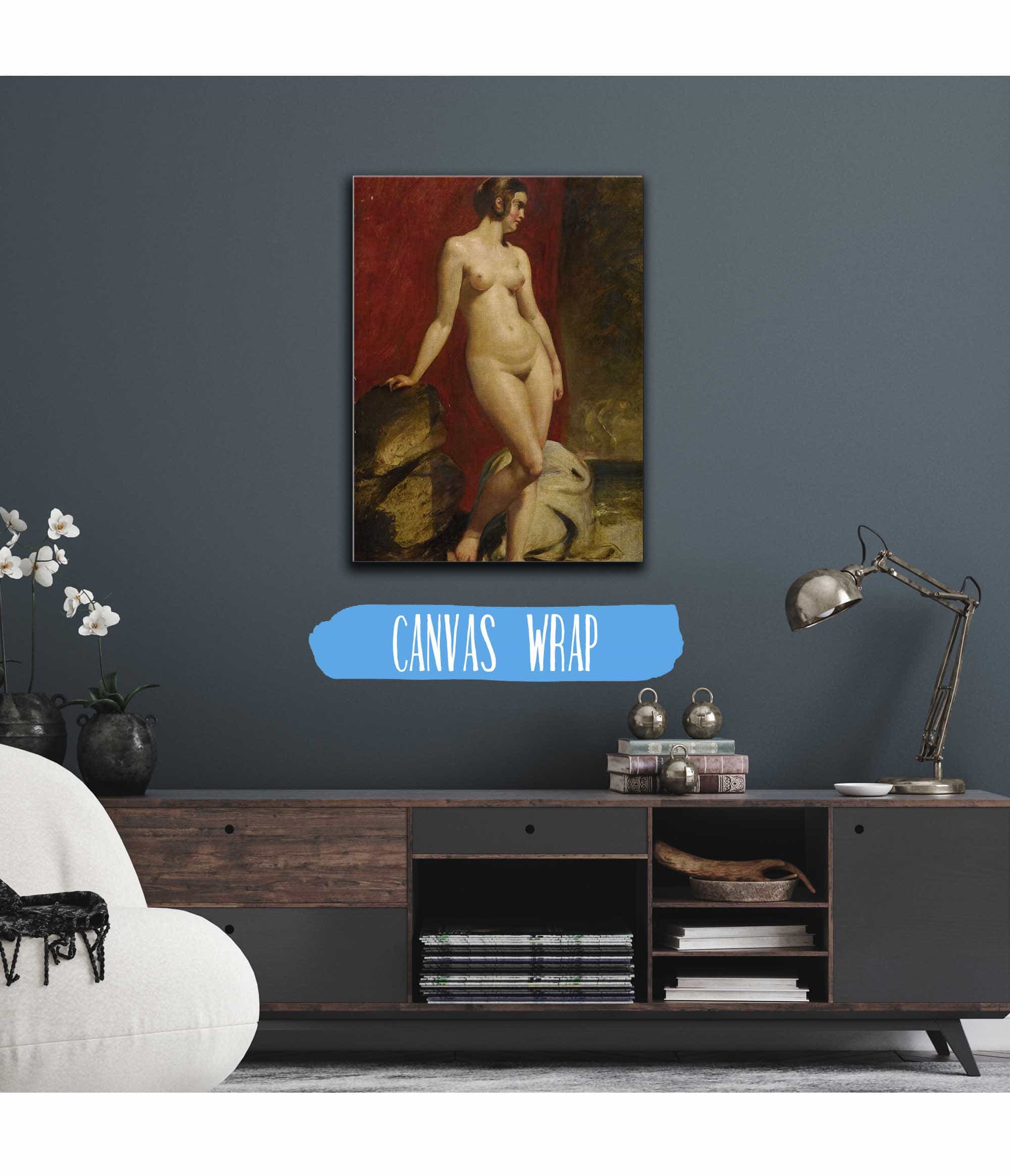 A Study Of A Standing Female Nude by William Etty - Image 3
