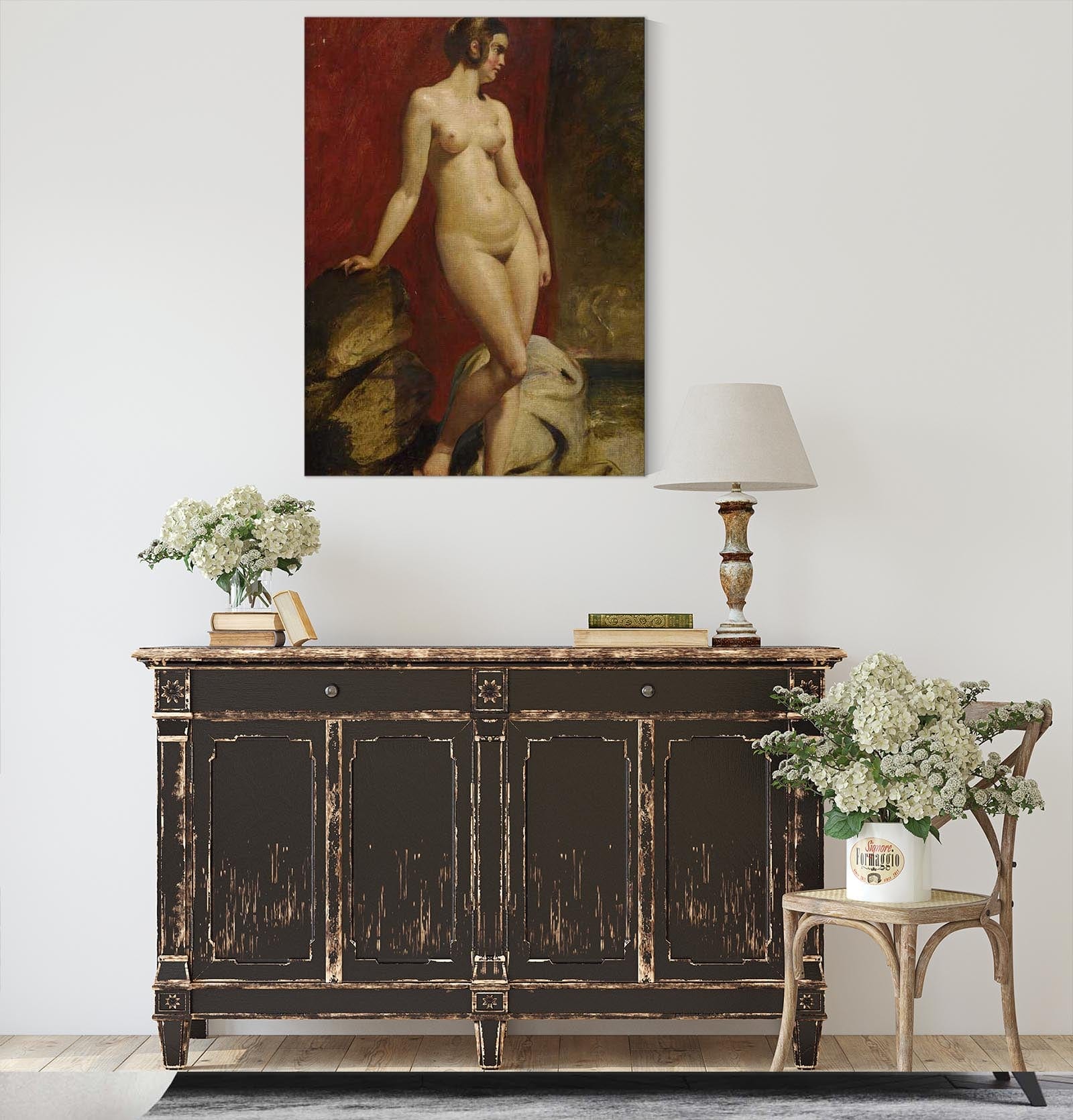 A Study Of A Standing Female Nude by William Etty - Image 4