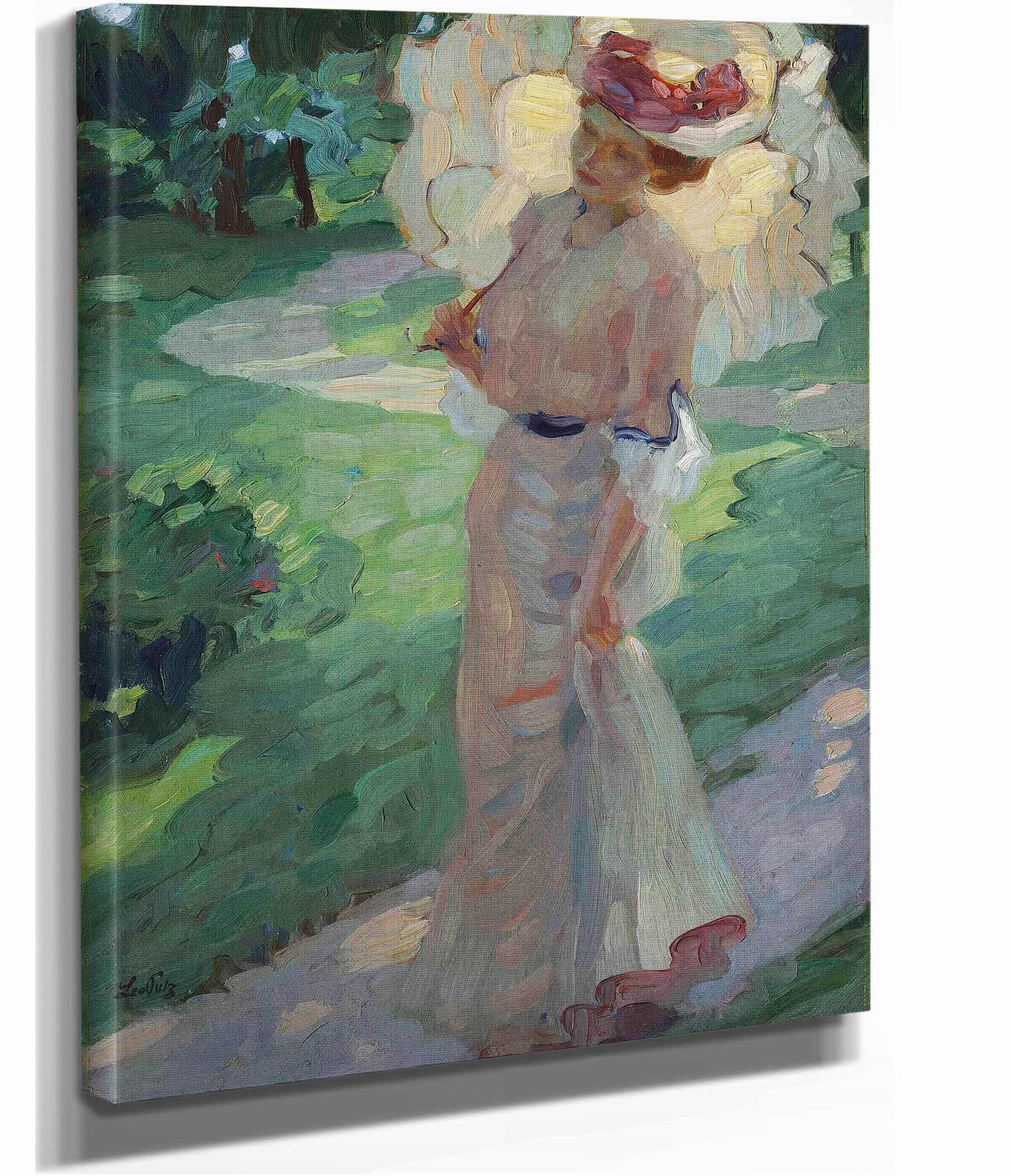 A Summer Day In The Park by Leo Putz - Image 2