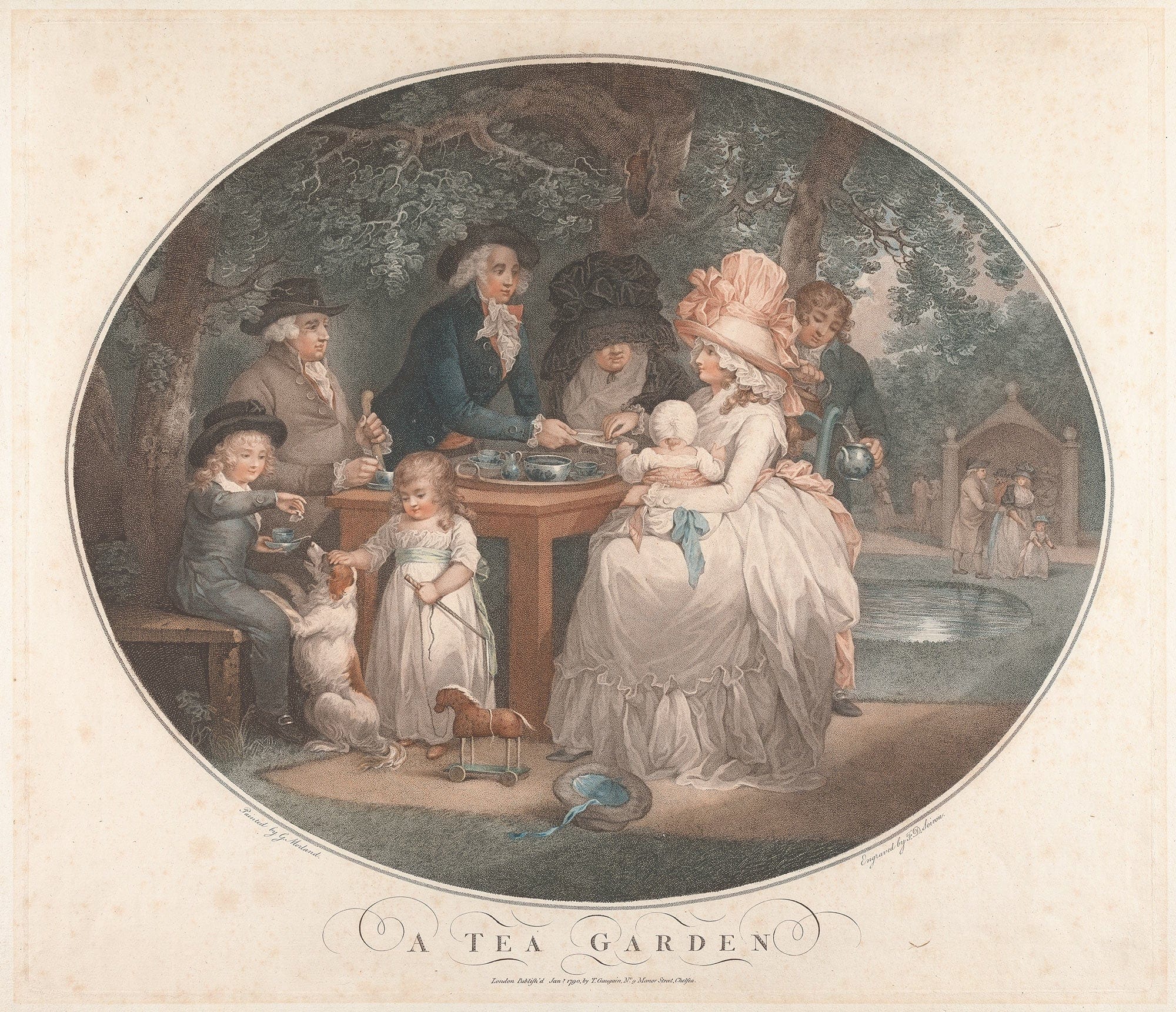 A Tea Garden by George Morland - Image 2
