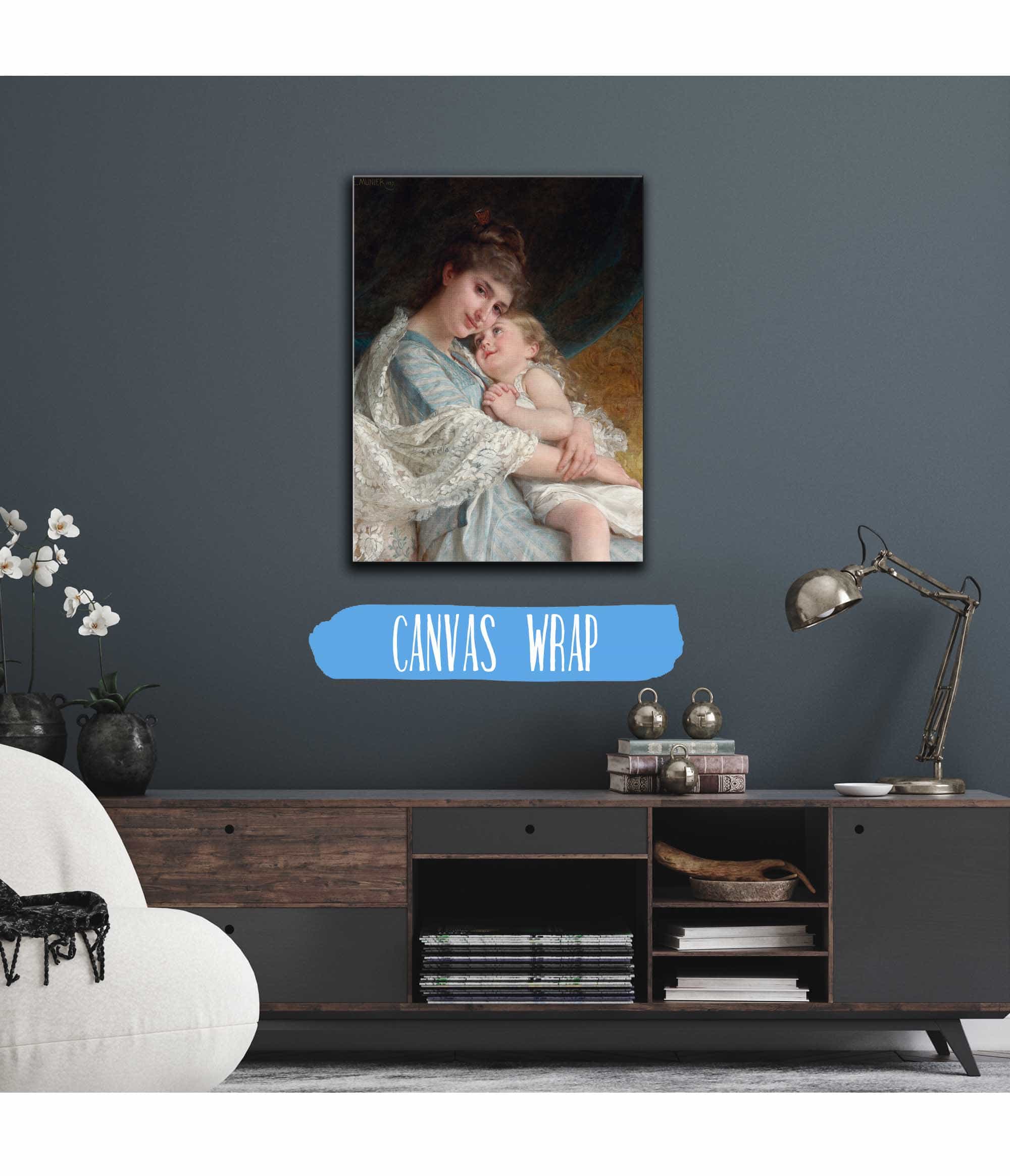 A Tender Embrace by Emile Munier - Image 3