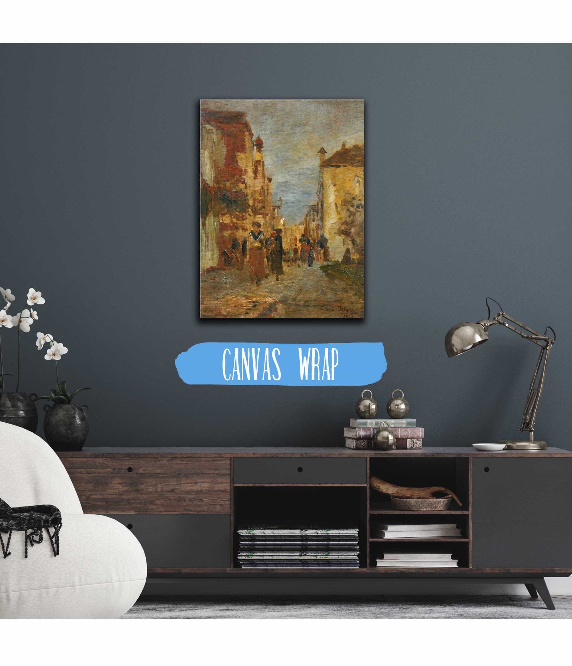 A Town Street by Tina Blau - Image 3