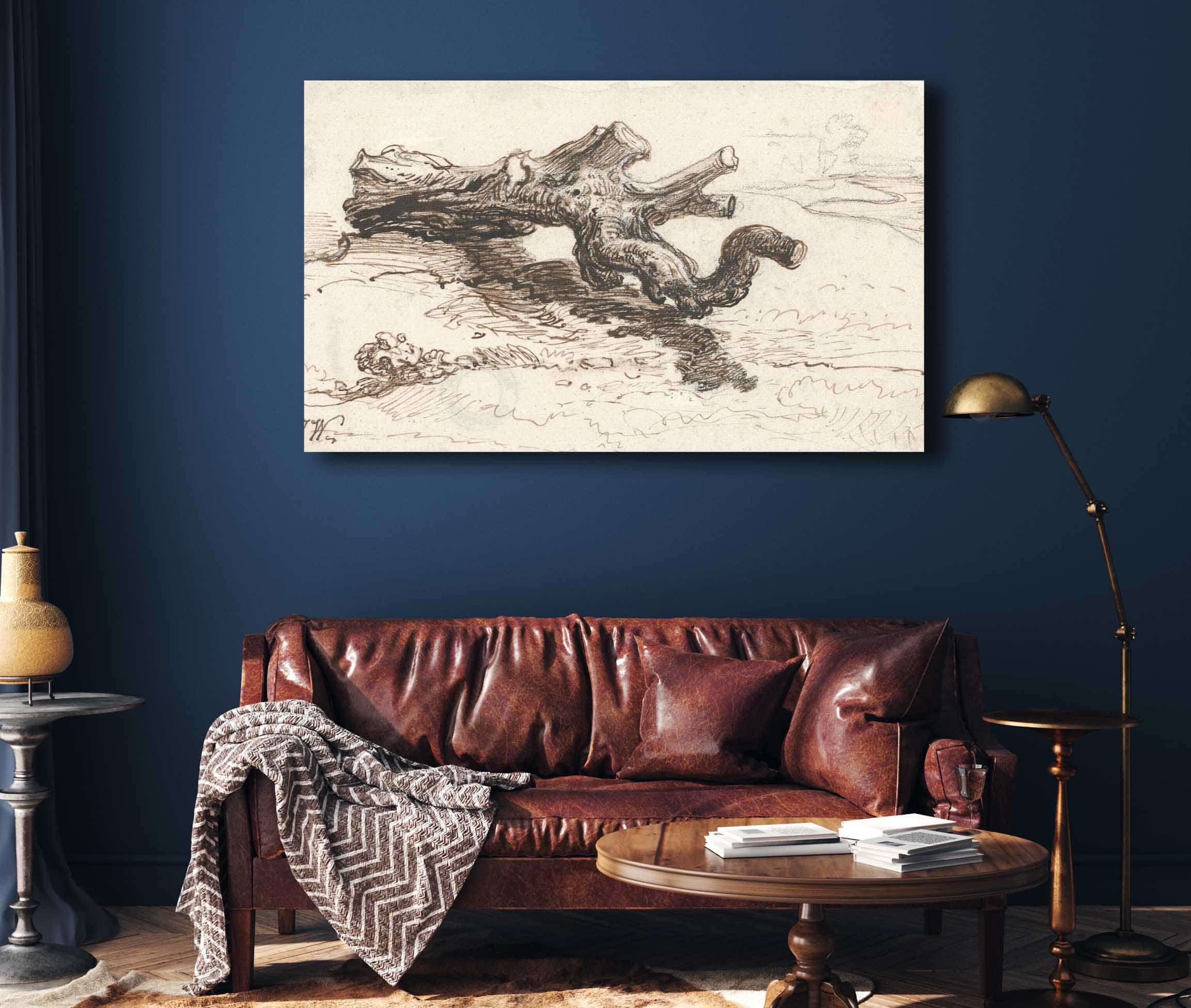 A Tree Trunk On The Ground by James Ward - Image 4