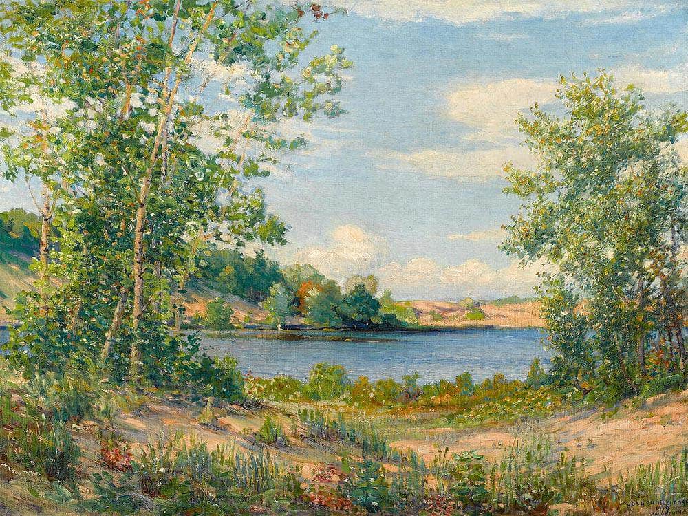 A View Across The Lake, Saugatuck, Michigan, 1919 - Image 5