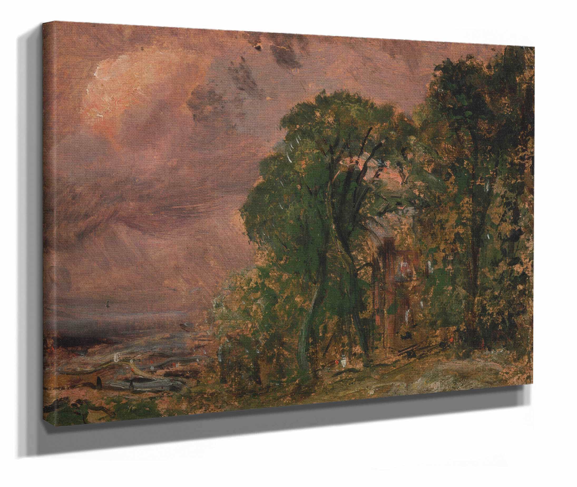 A View At Hampstead With Stormy Weather by John Constable - Image 2