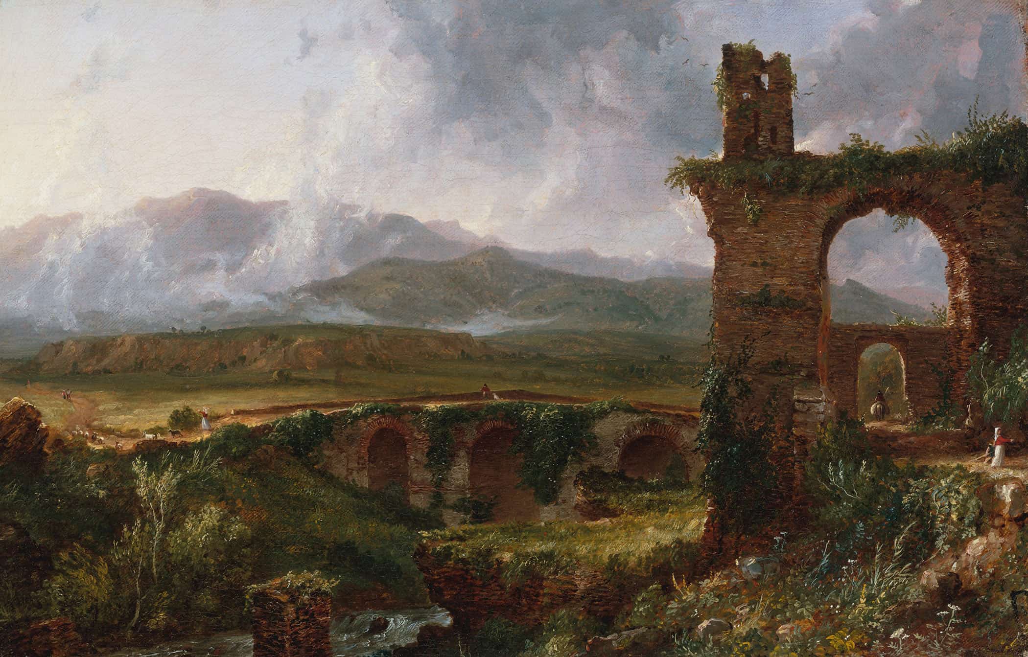 A View Near Tivoli Morning by Thomas Cole - Image 2