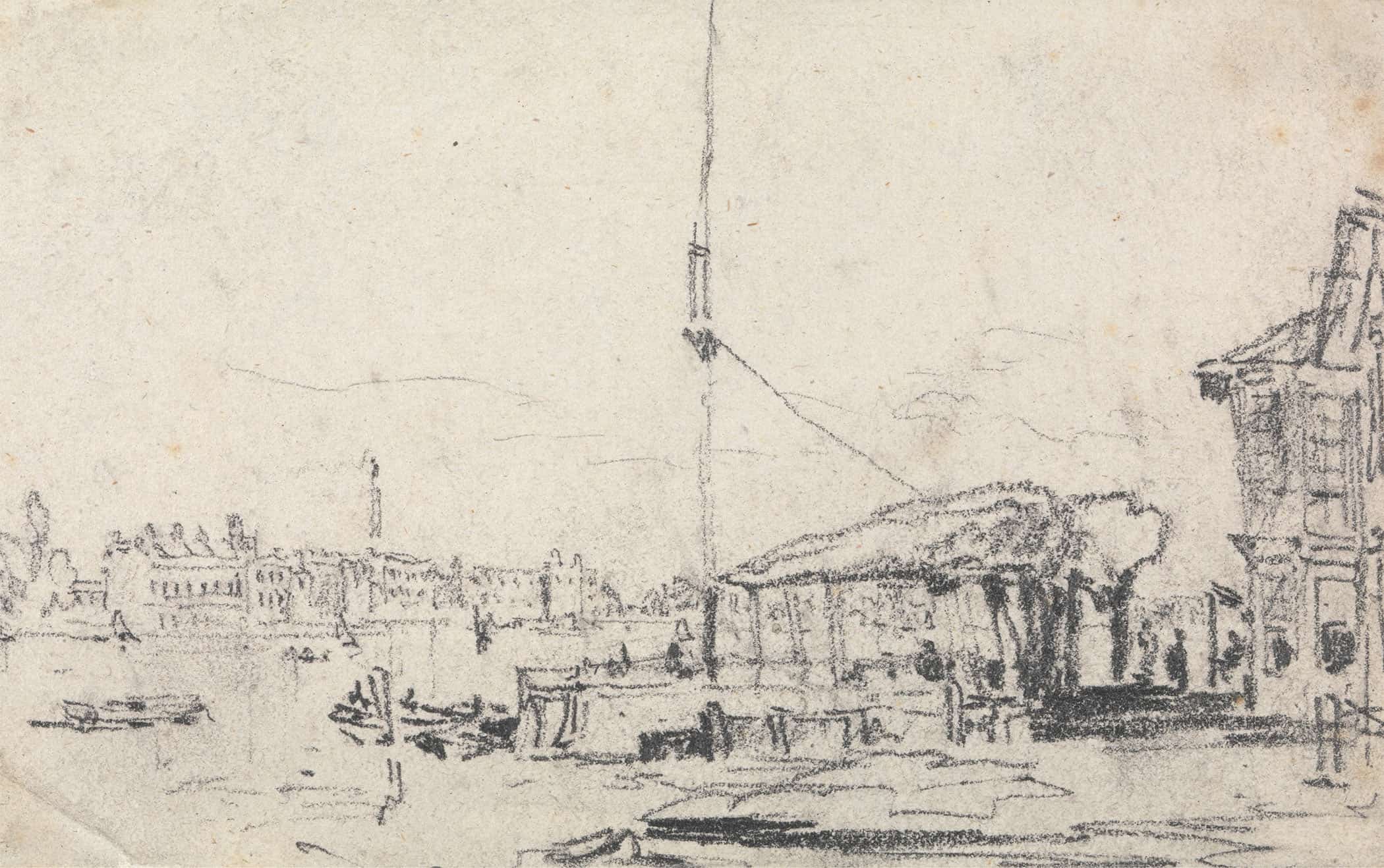 A View Of The Scheldt by David Cox - Image 2