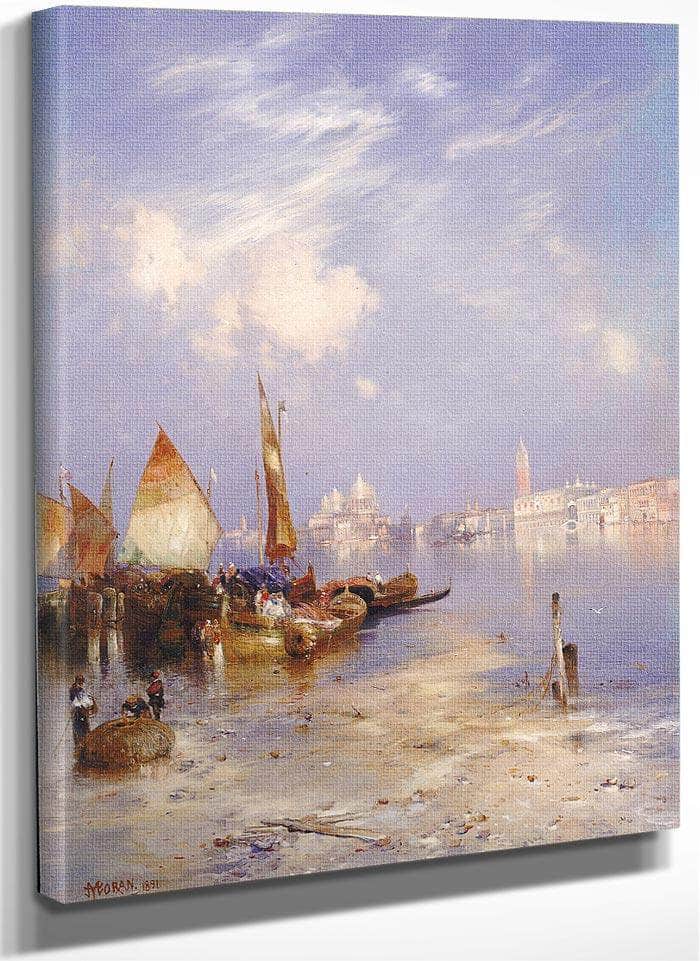A View Of Venice By Thomas Moran