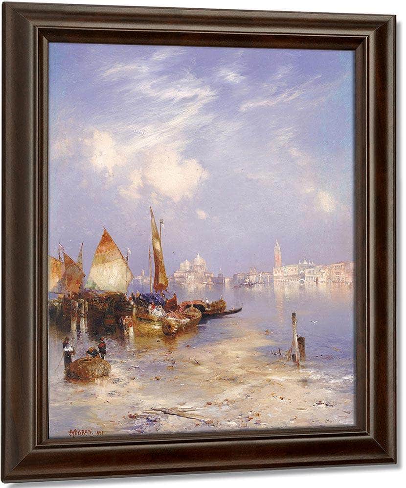 A View Of Venice By Thomas Moran - Image 5