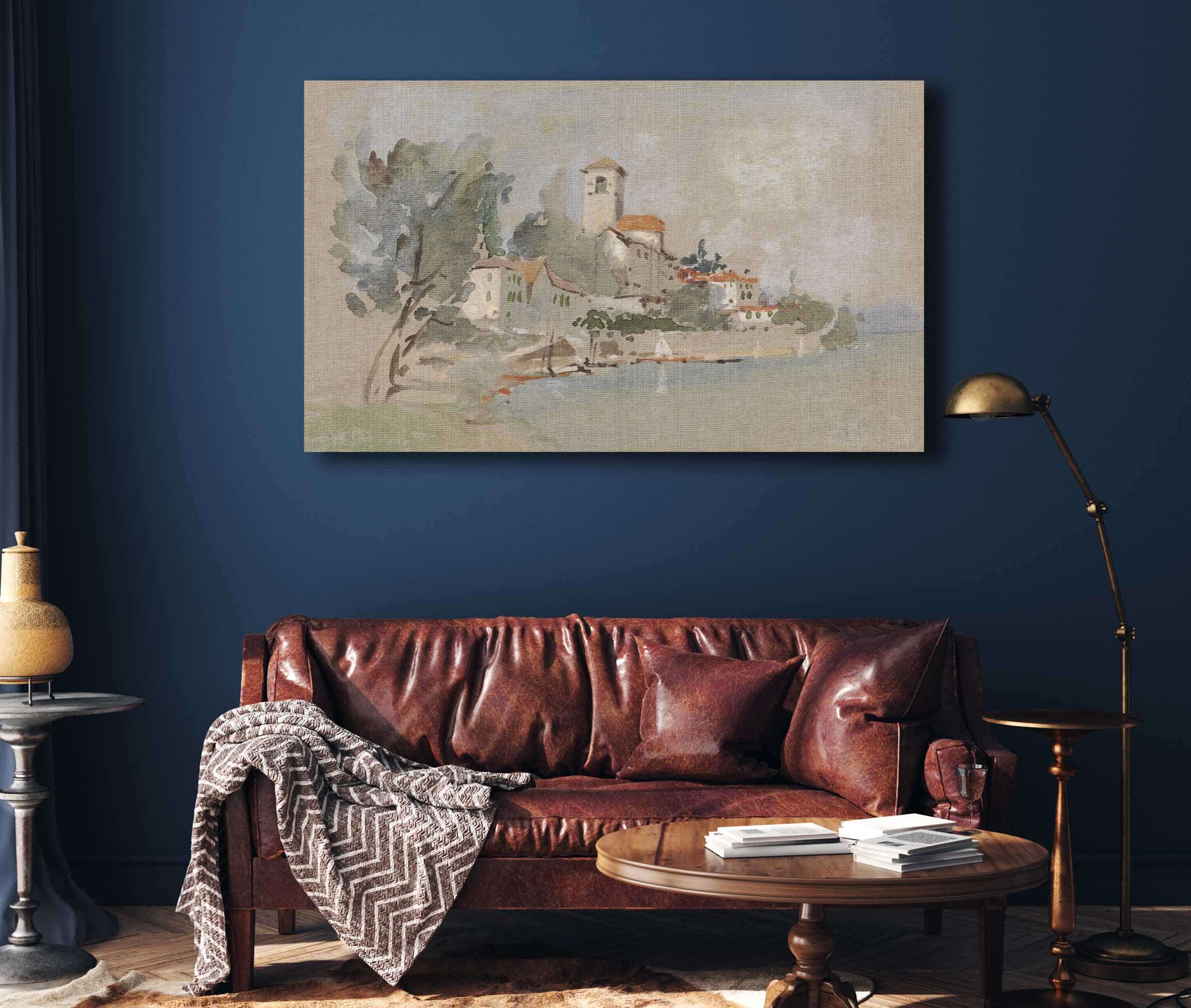 A Villa Near The Sea by Hercules Brabazon Brabazon - Image 4
