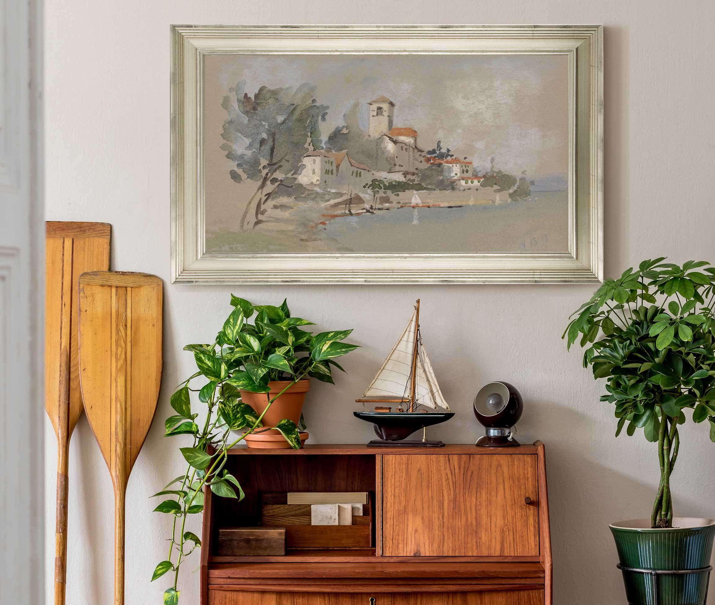 A Villa Near The Sea by Hercules Brabazon Brabazon - Image 6