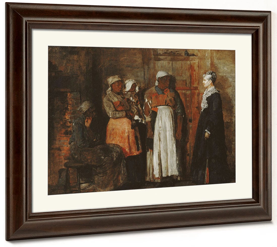 A Visit From The Old Mistress By Winslow Homer - Image 5