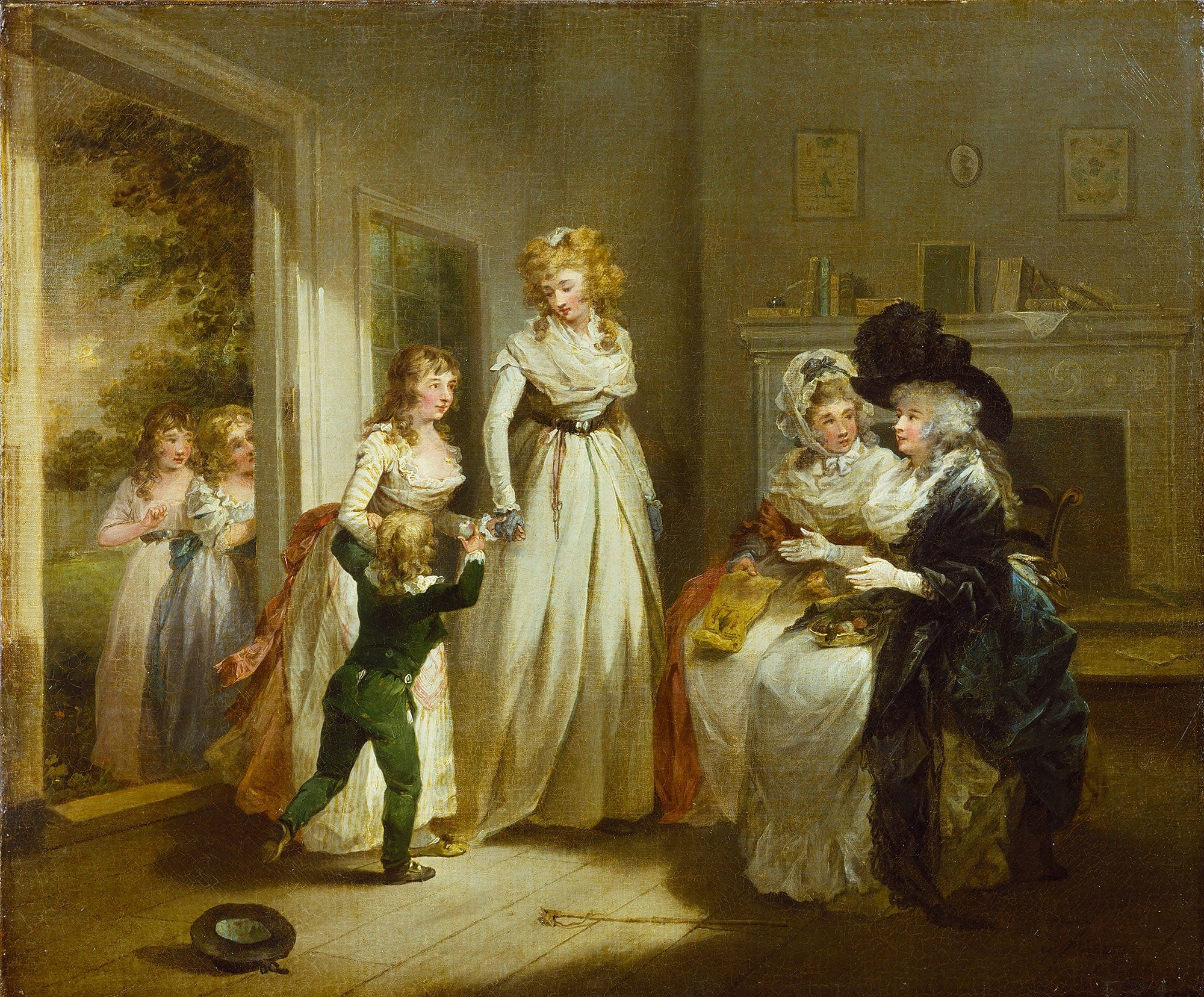 A Visit To The Boarding School by George Morland - Image 2