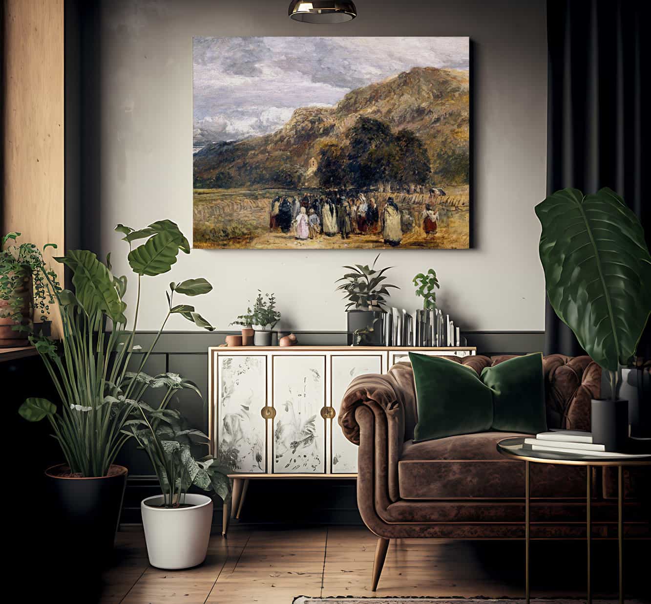 A Welsh Funeral Betwys Y Coed By David Cox - Image 2