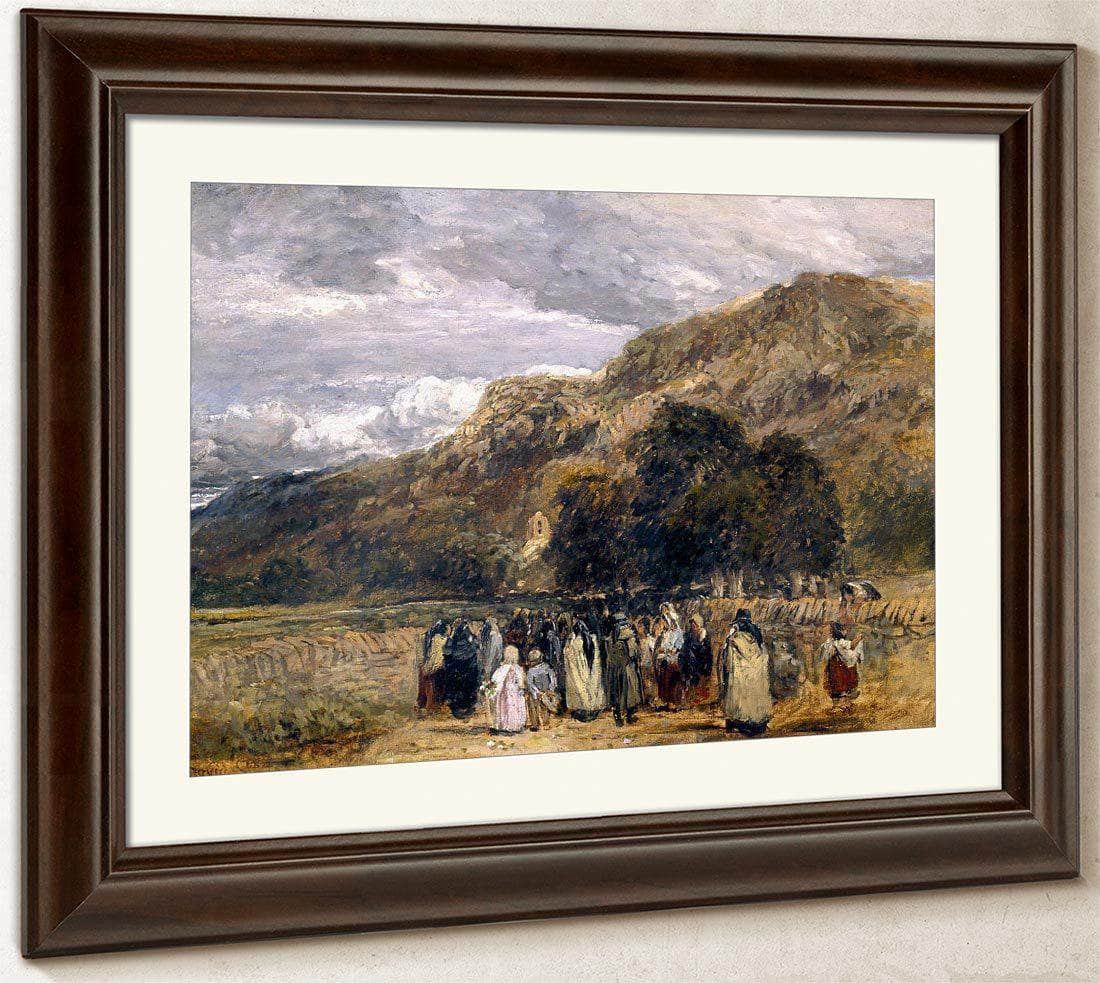 A Welsh Funeral Betwys Y Coed By David Cox - Image 5