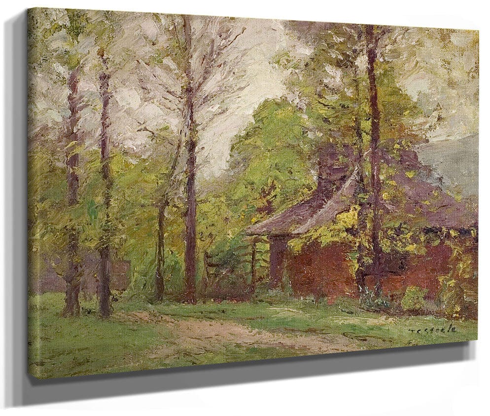 A Wet Day In Early Autumn By Theodore Clement Steele