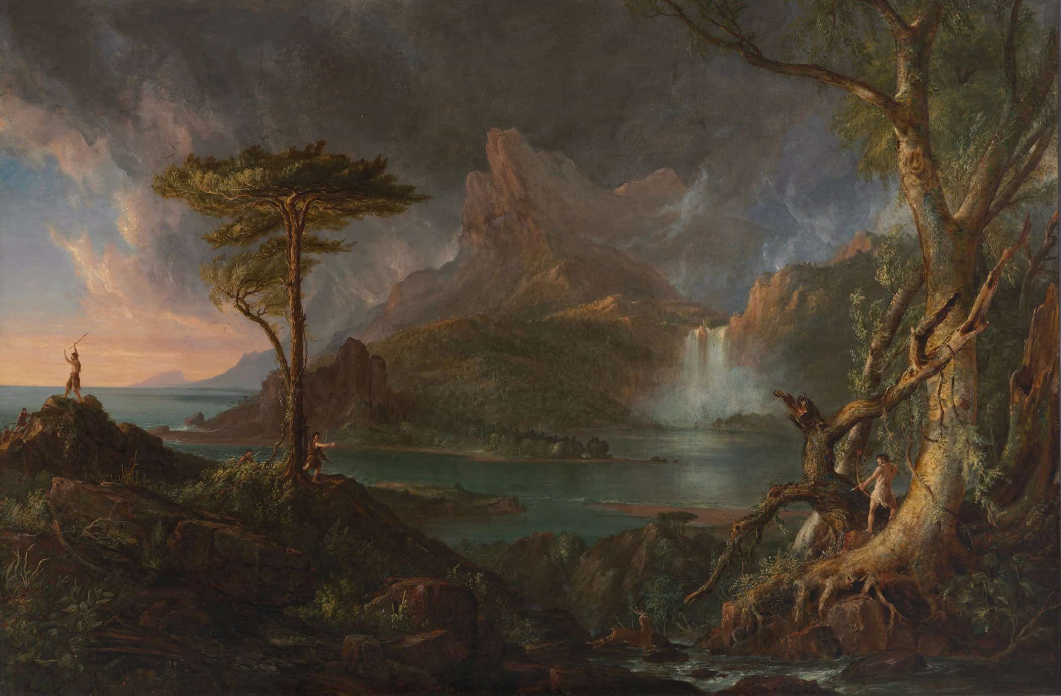 A Wild Scene Between And by Thomas Cole - Image 2