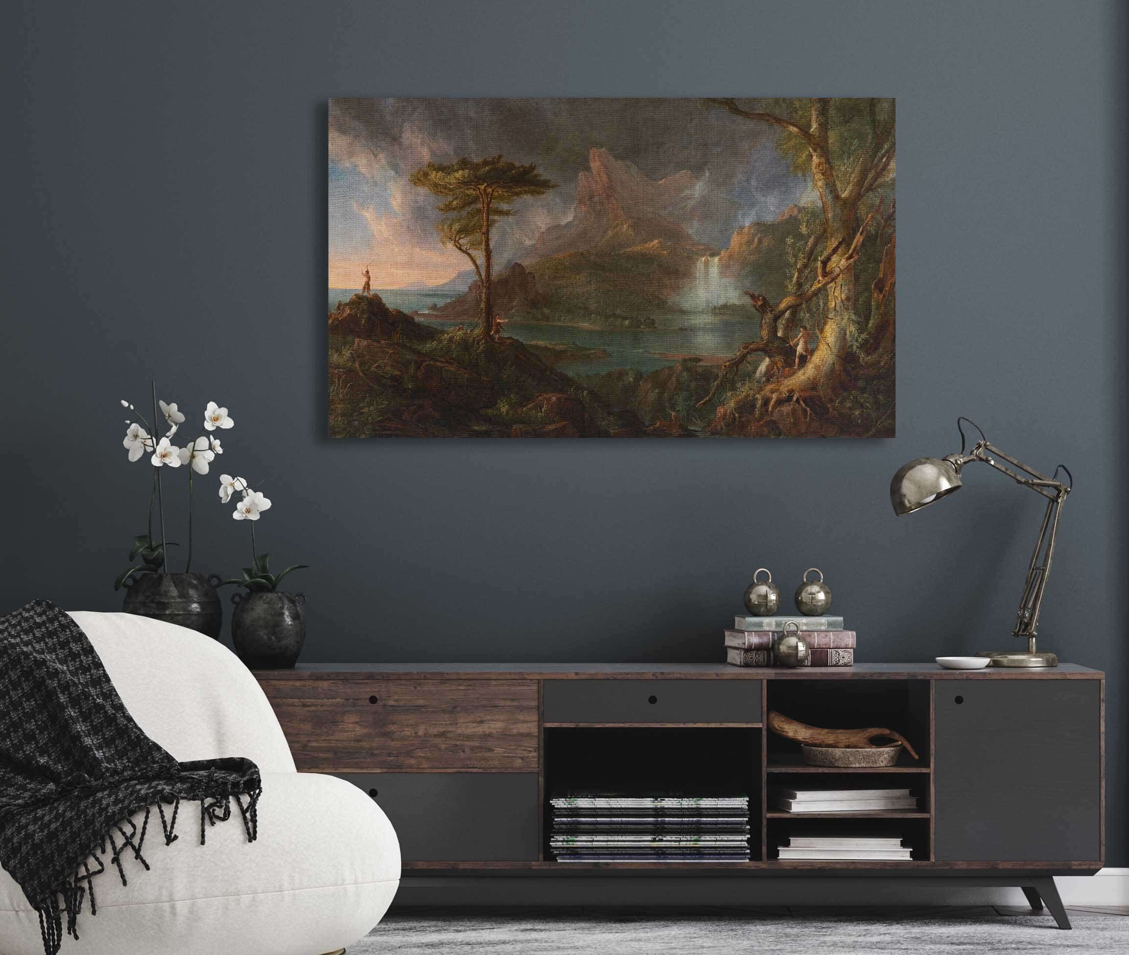A Wild Scene Between And by Thomas Cole - Image 5