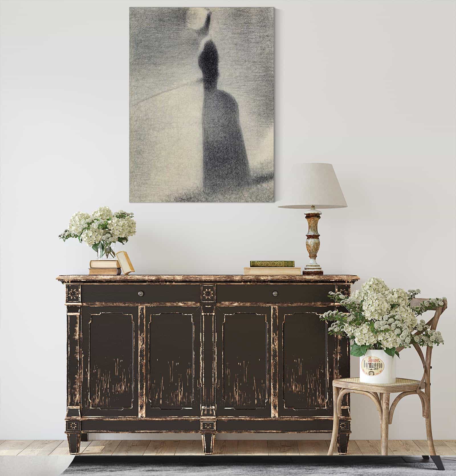 A Woman Fishing by Georges Seurat - Image 4