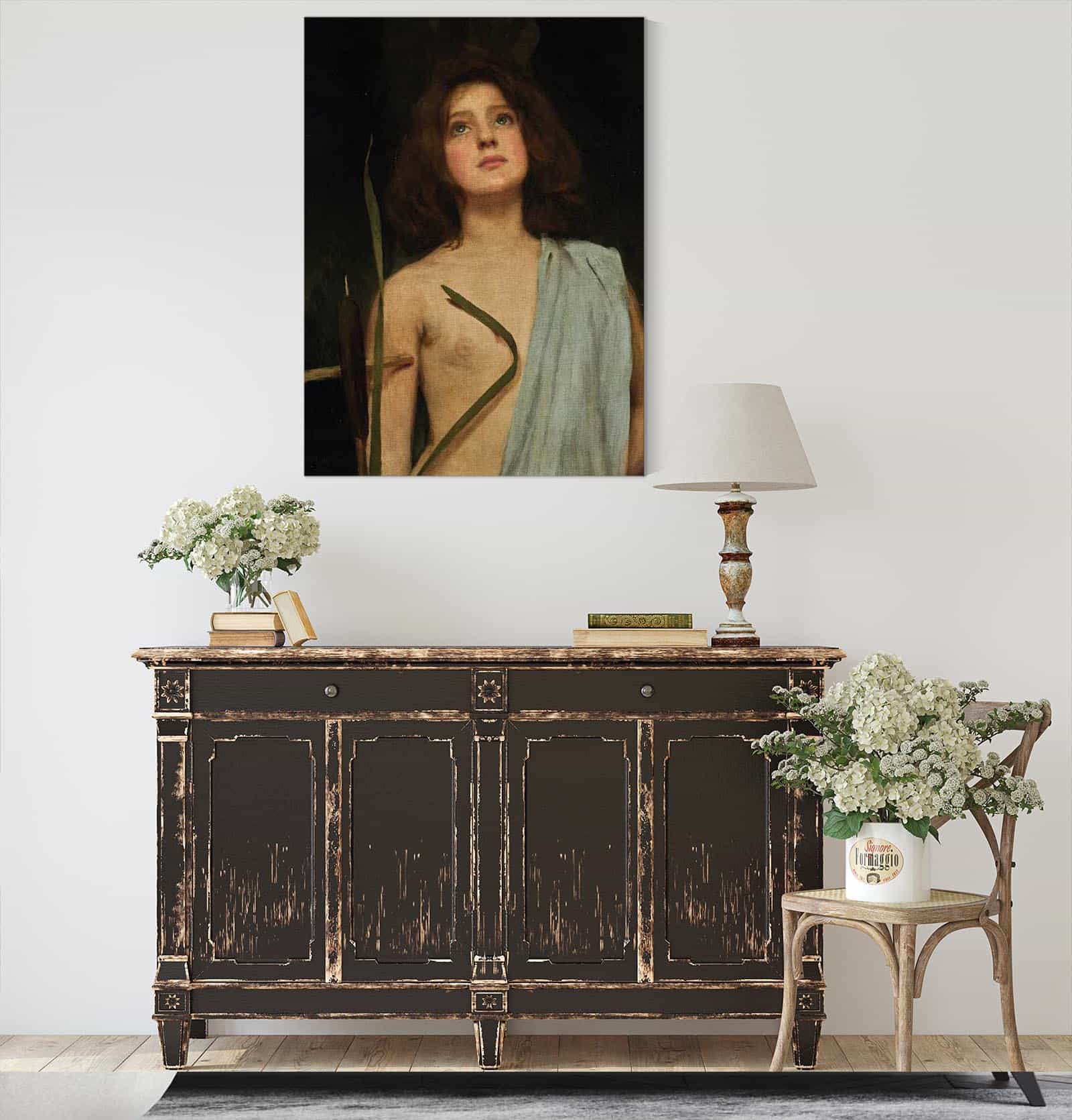 A Young Saint by John William Waterhouse - Image 4