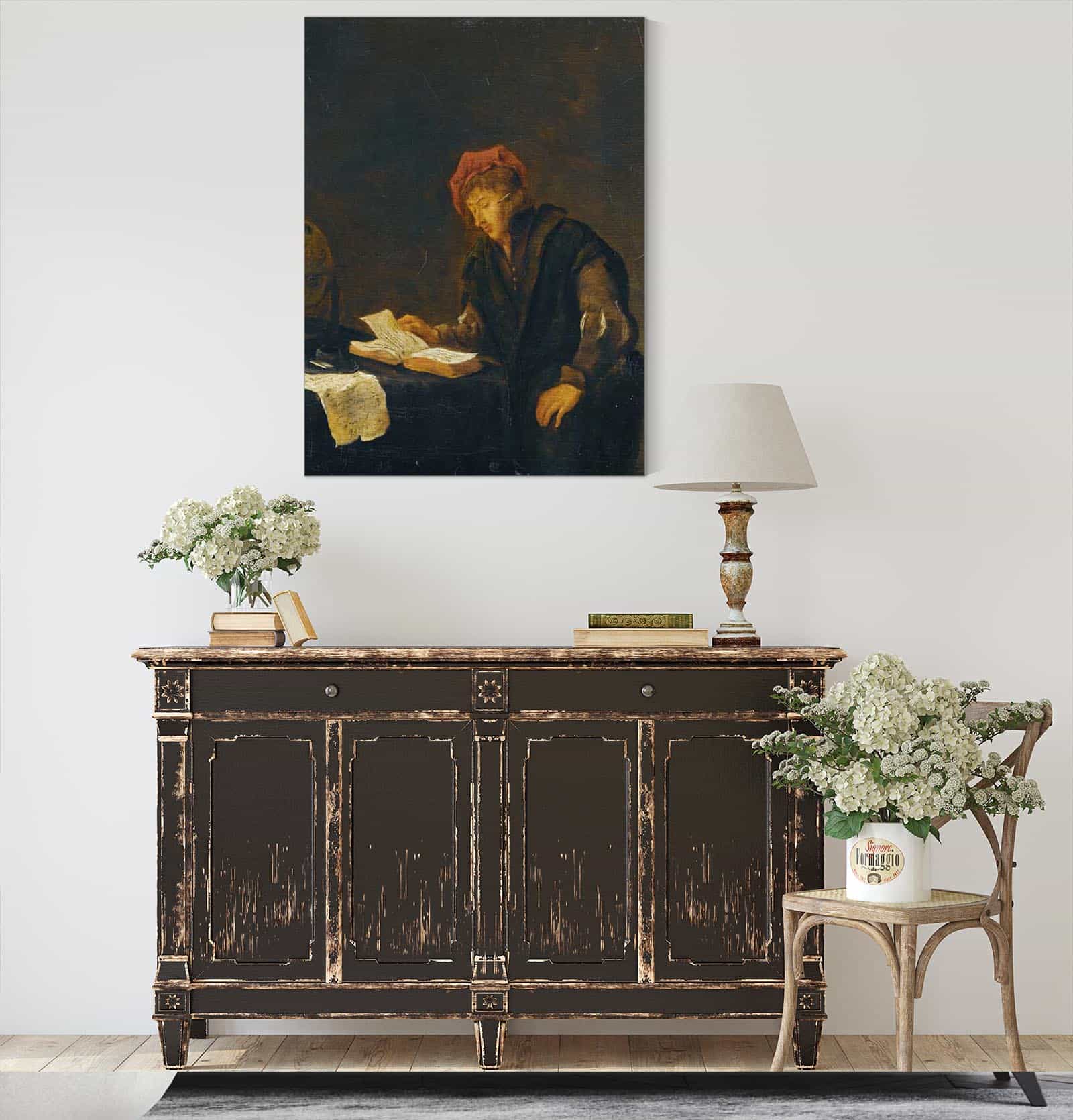 A Youth Reading by Jan Steen - Image 4