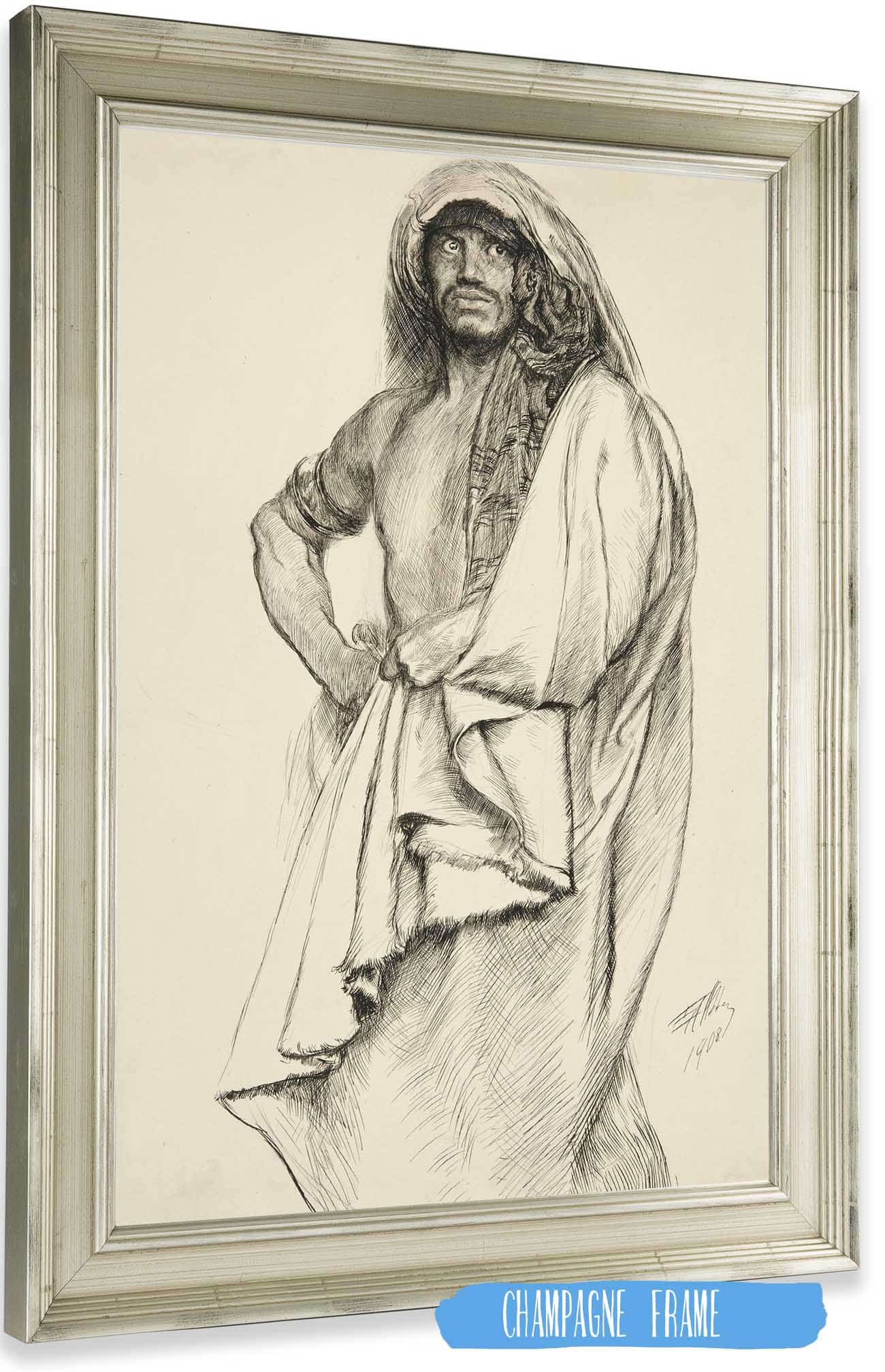 Aaron From Titus Andronicus by Edwin Austin Abbey