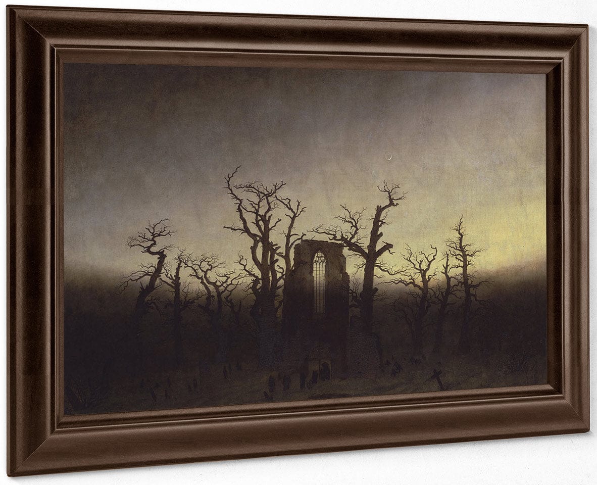 Abbey Among Oak Trees 1810 By Caspar David Friedrich - Image 6