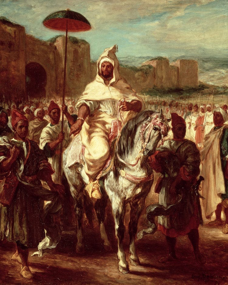 Abd Ar Rahman, Sultan Of Morocco By Ferdinand Victor Eugene Delacroix - Image 5