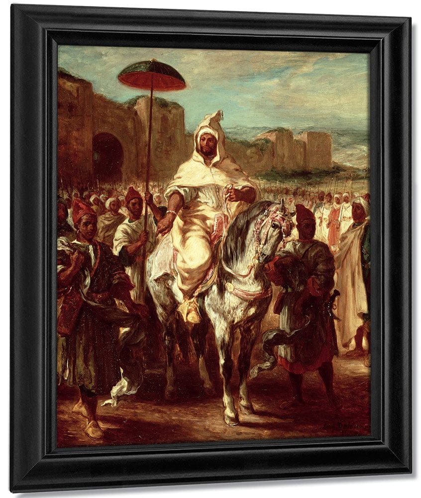 Abd Ar Rahman, Sultan Of Morocco By Ferdinand Victor Eugene Delacroix - Image 6