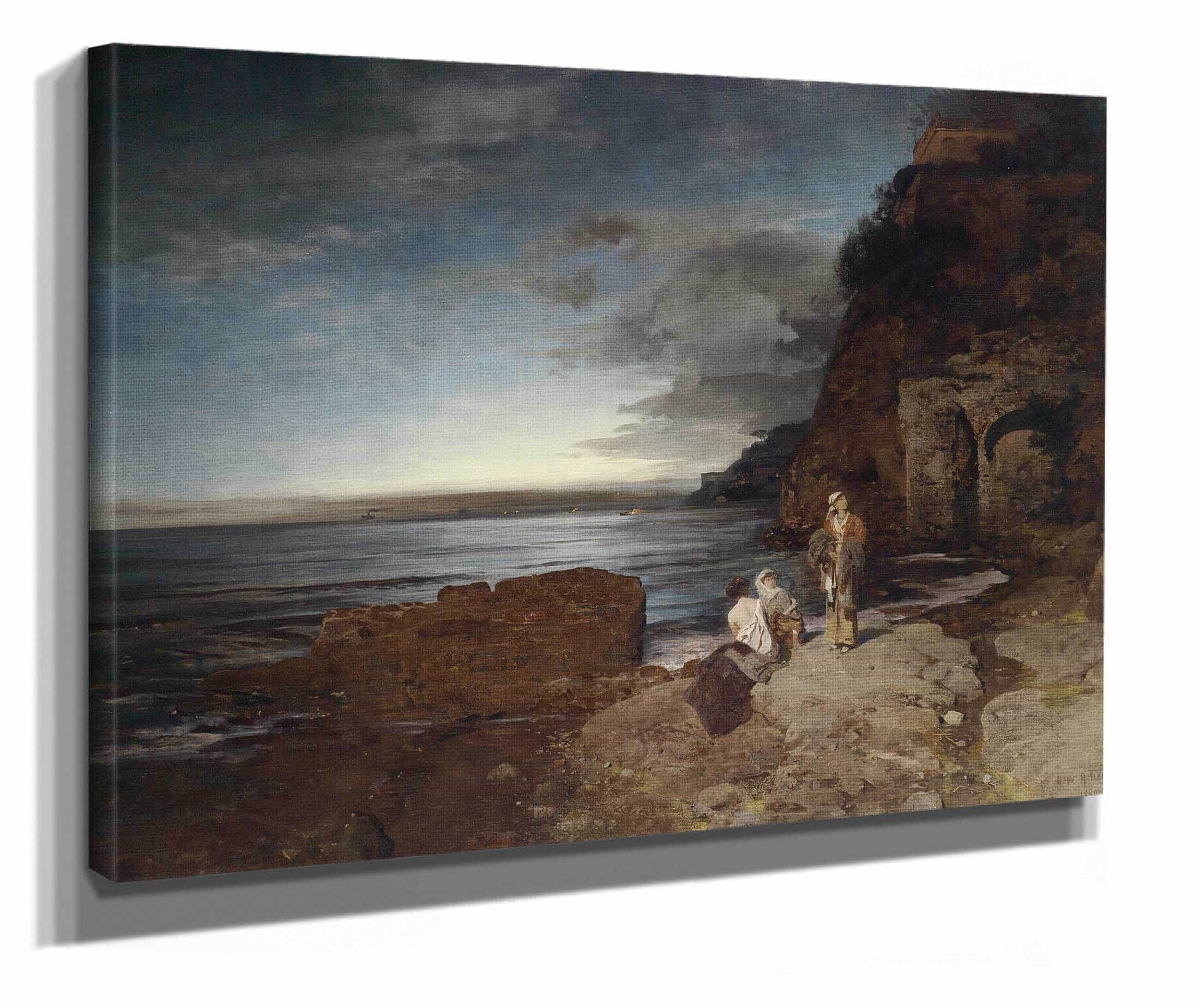 Abend An Der Kuste by Oswald Achenbach - Image 2