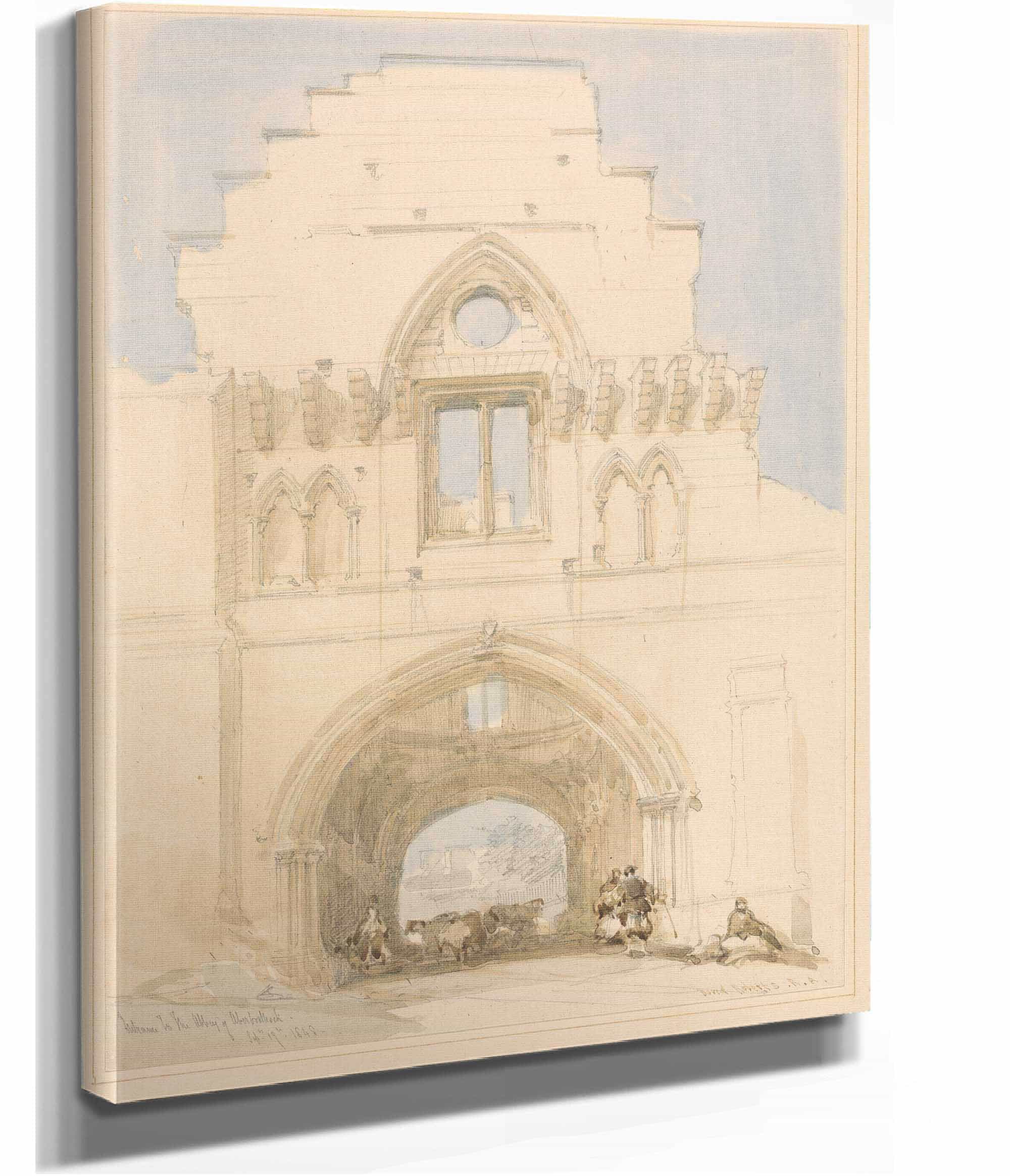 Aberothock Abbey by David Roberts - Image 4