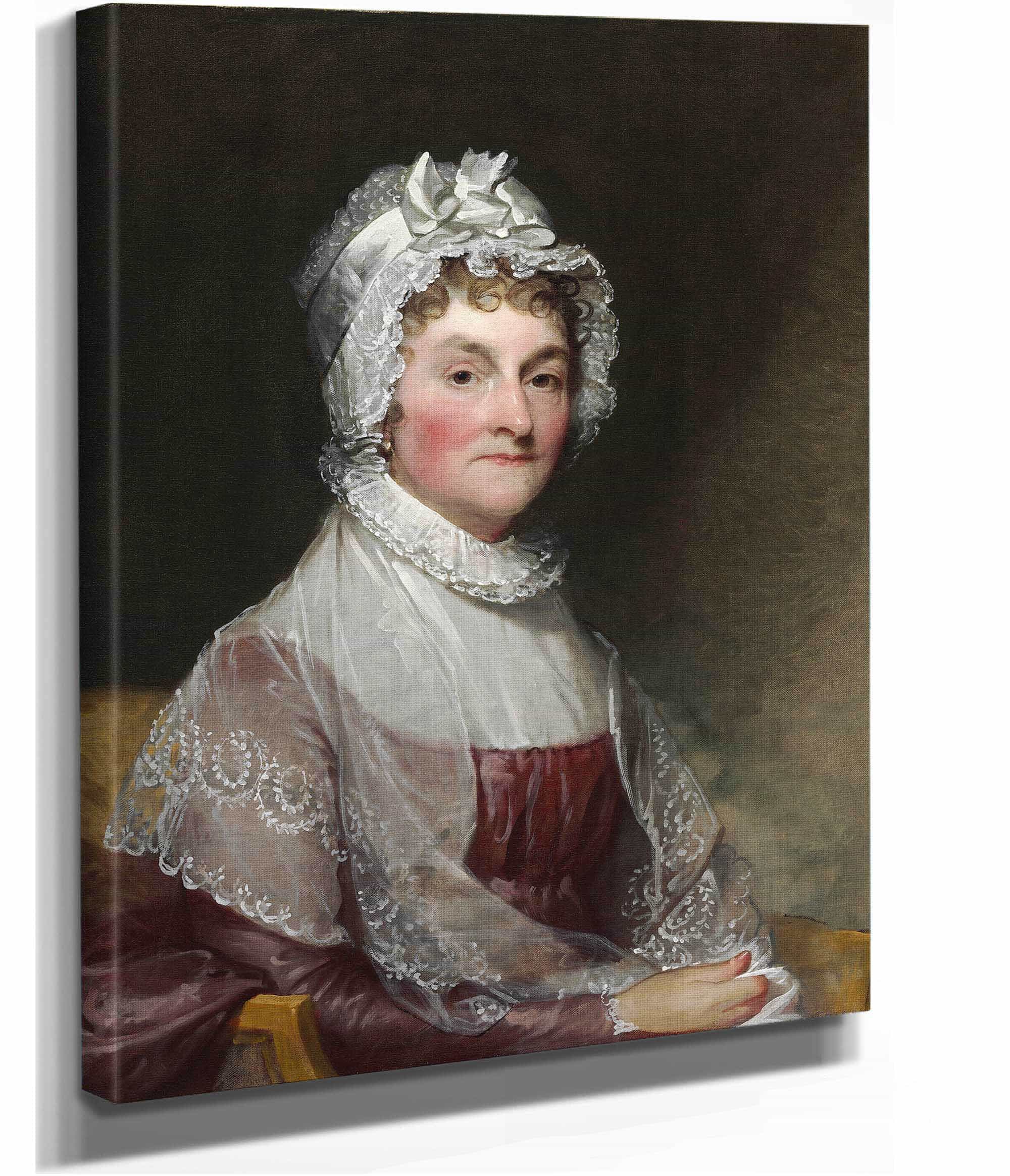 Abigail Smith Adams Mrs John Adams by Gilbert Stuart - Image 2