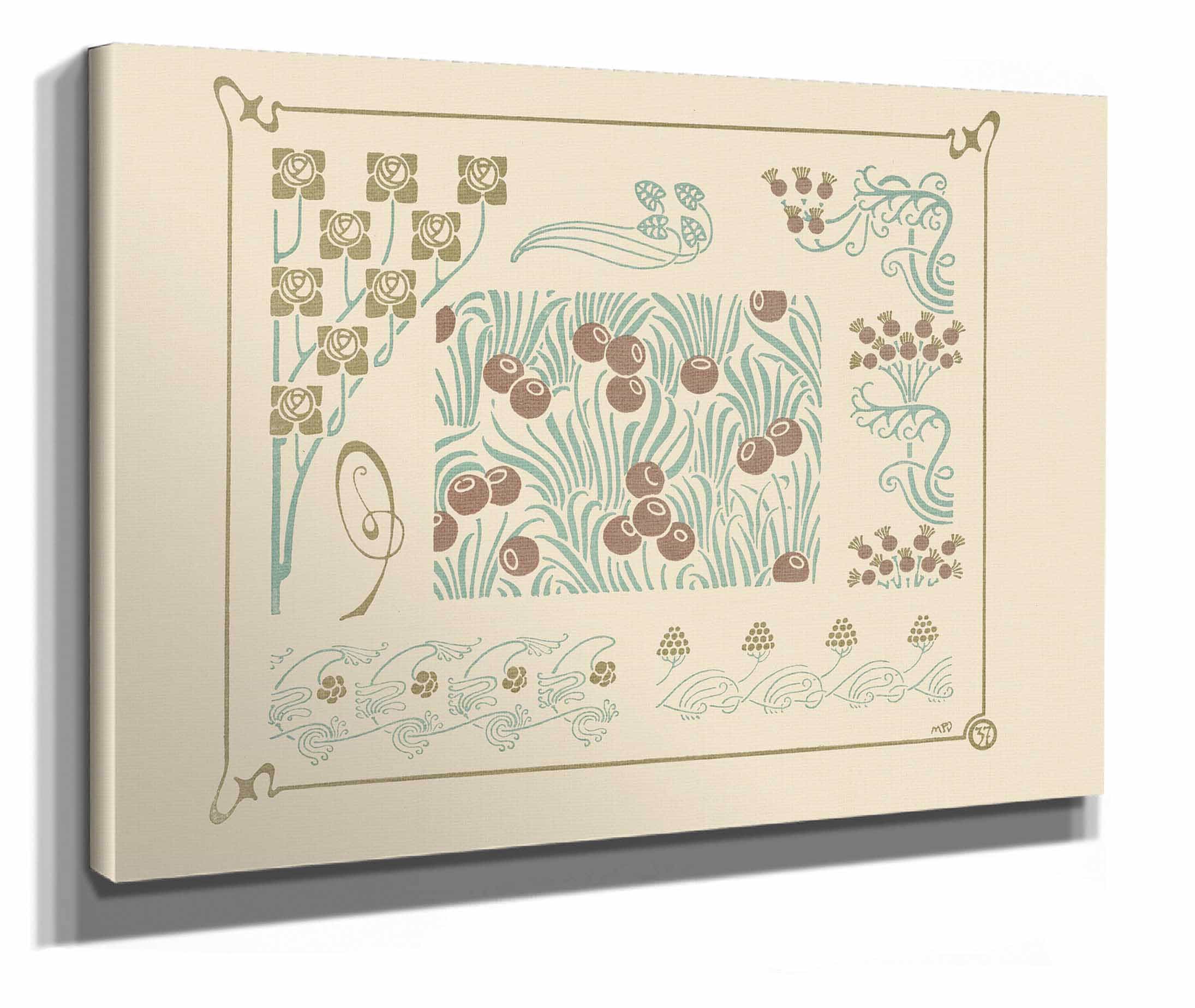 Abstract Design Based On Berries And Flower Buds by Maurice Pillard Verneuil - Image 2