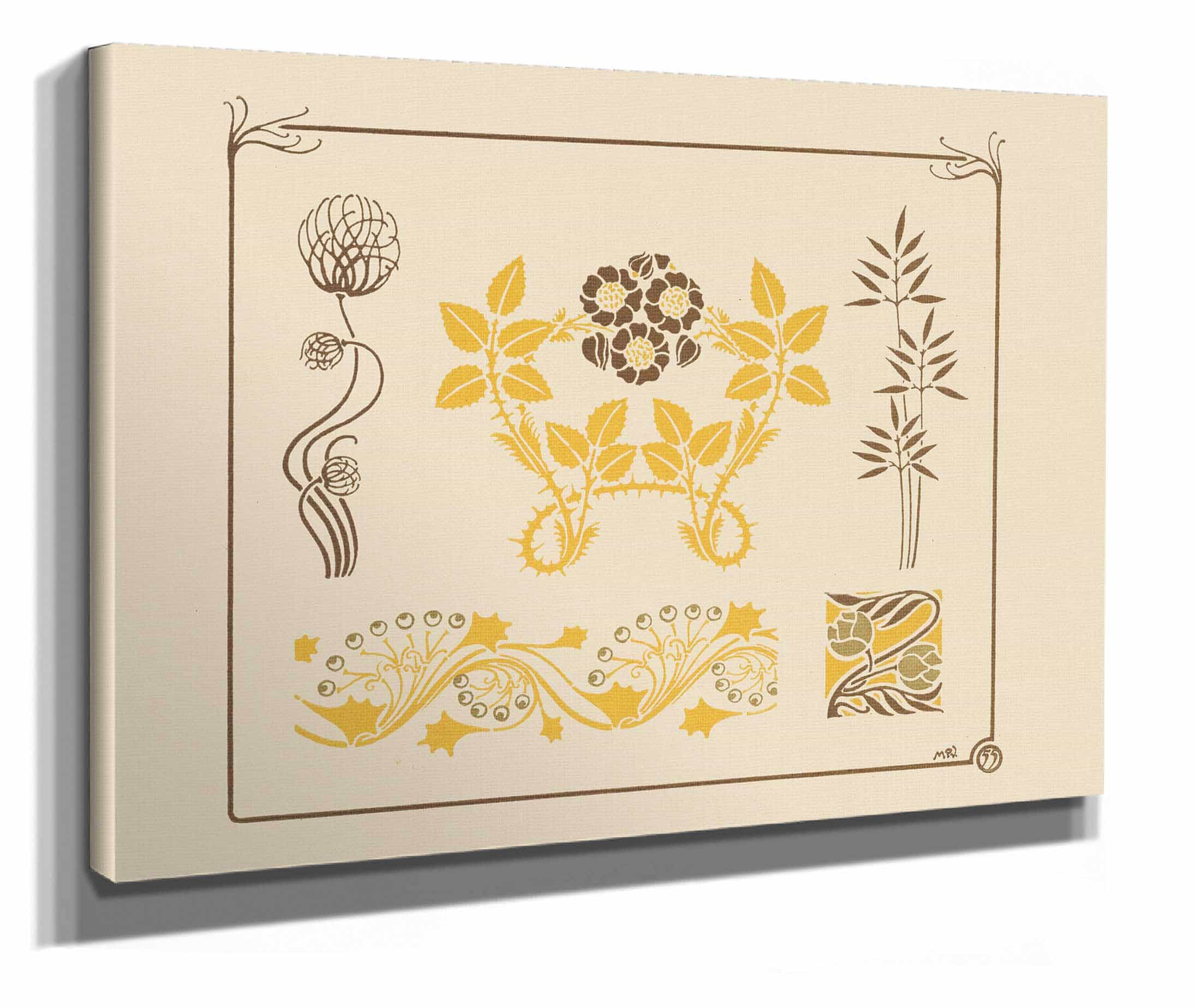Abstract Design Based On Flowers And Thorns by Maurice Pillard Verneuil - Image 2