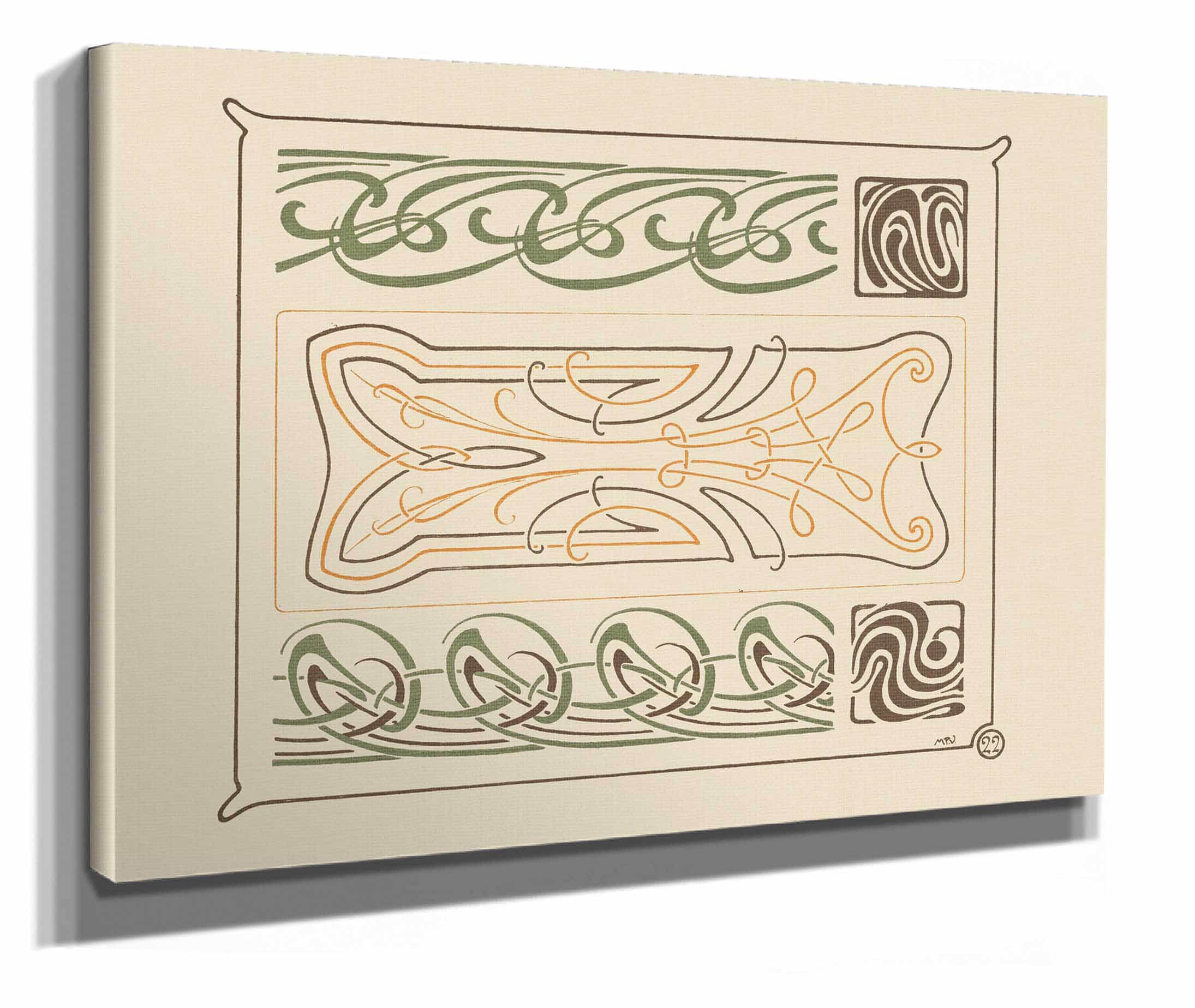 Abstract Design Based On Intertwined Curvilinear Shapes by Maurice Pillard Verneuil - Image 2